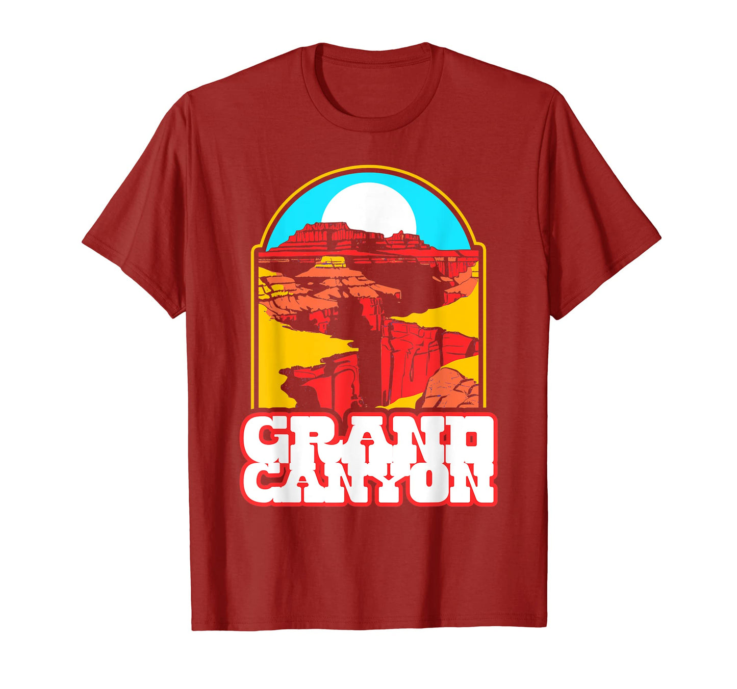 Grand Canyon National Park Eighties T-Shirt - Custom Art Print for Adults - T-Shirt, Sweatshirt, Hoodie
