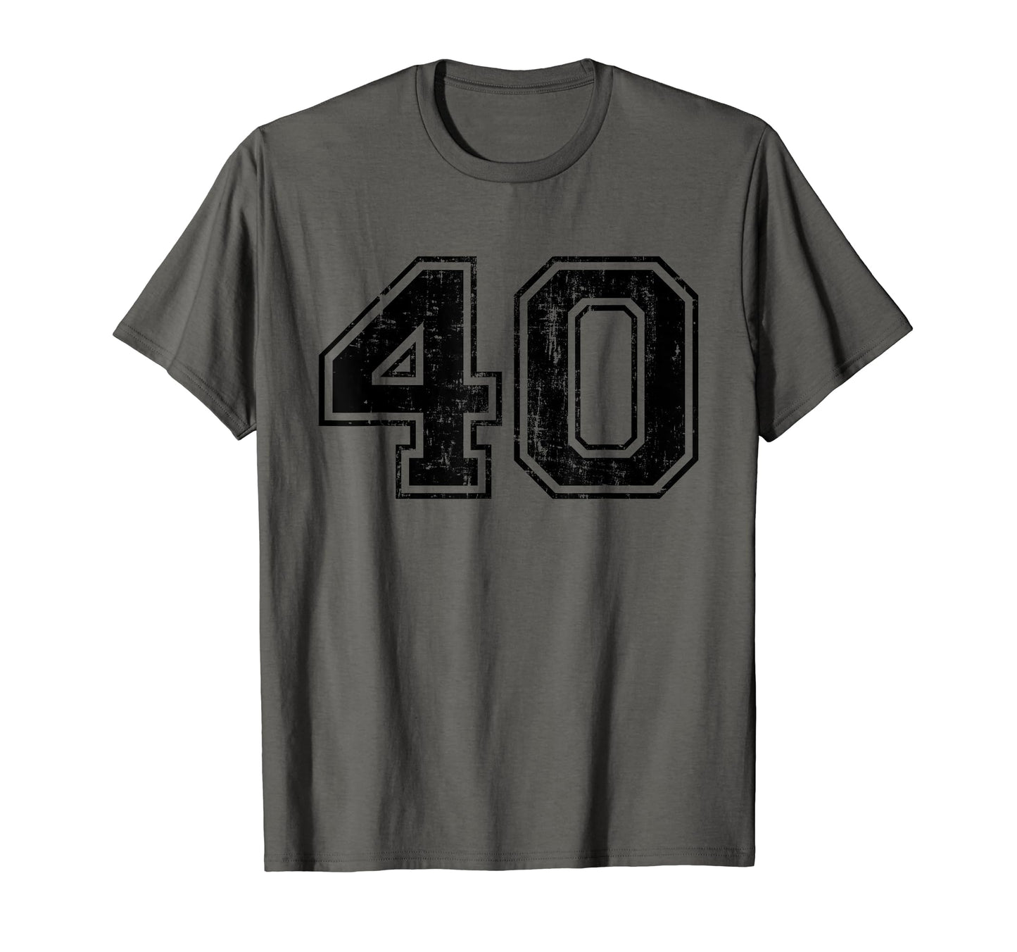 Number 40 Varsity Distressed Sport T-Shirt - Streetwear Style Men Women - T-Shirt, Sweatshirt, Hoodie