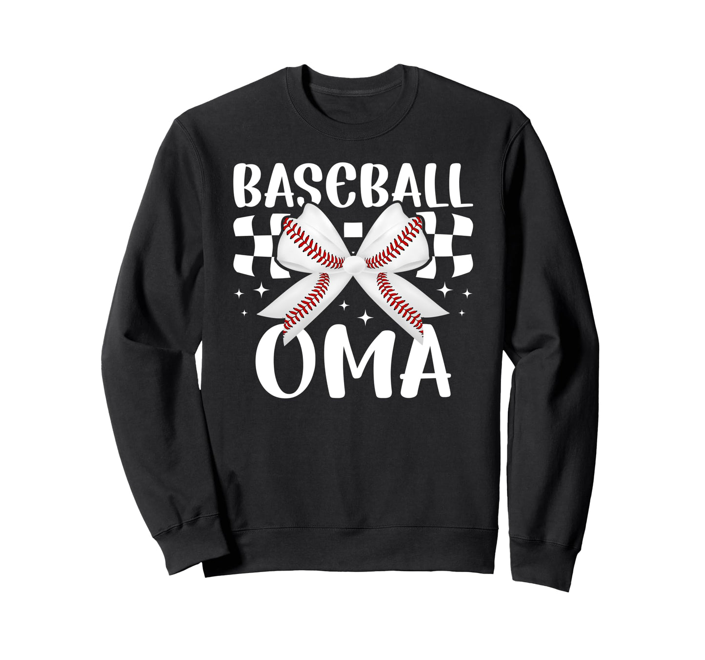 Baseball Oma Coquette Oma Baseball Sweatshirt - Custom Art Print Unisex - T-Shirt, Sweatshirt, Hoodie