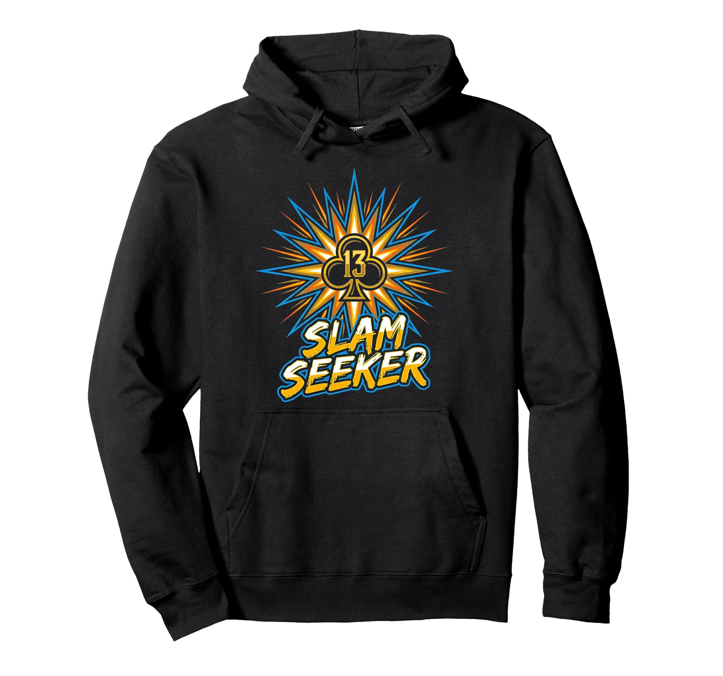 Slam Seeker Bridge Player Enthusiast Hoodie - Minimalist Print Unisex - T-Shirt, Sweatshirt, Hoodie