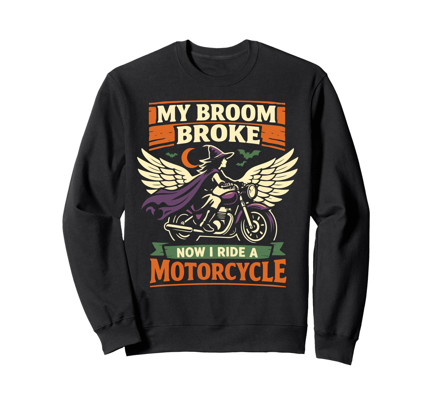 Motorcycle Biker Halloween My Sweatshirt - Aesthetic Graphic for Adults - T-Shirt, Sweatshirt, Hoodie