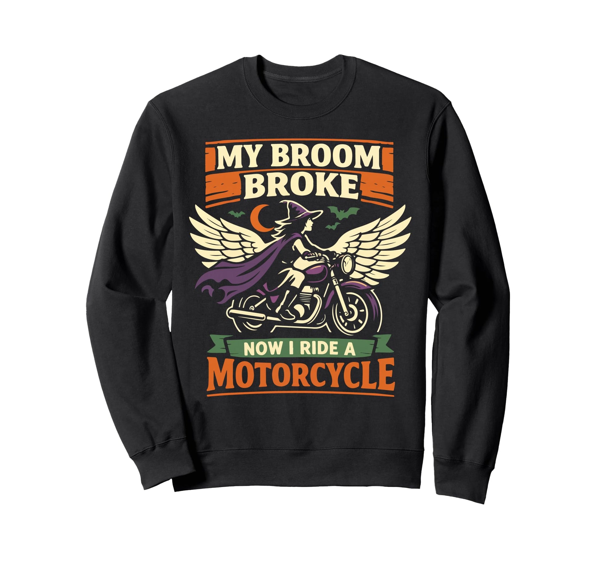 Motorcycle Biker Halloween My Sweatshirt - Aesthetic Graphic for Adults - T-Shirt, Sweatshirt, Hoodie