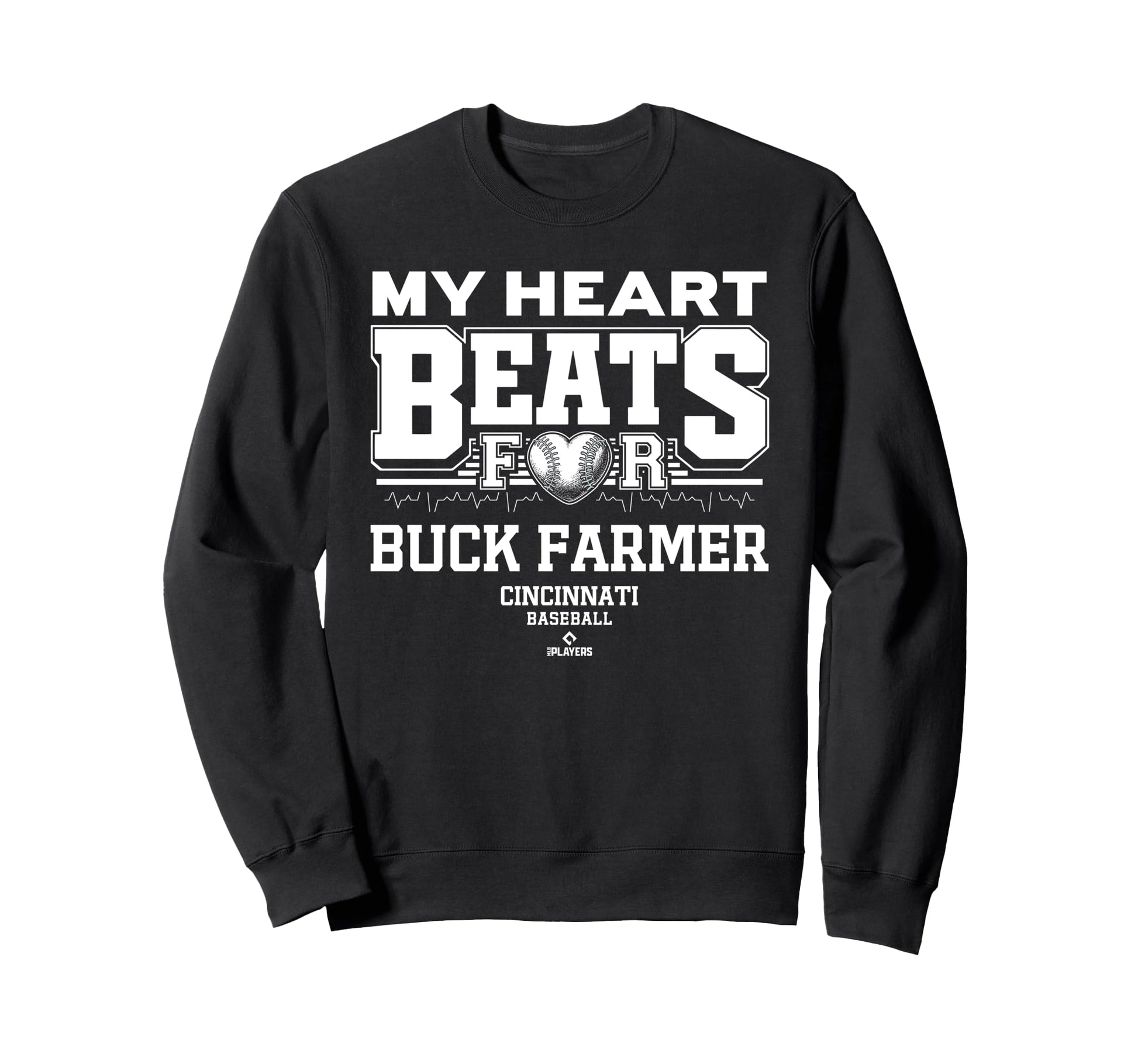 My Heart Beats Buck Farmer Cincinnati Sweatshirt - Graphic Print Men Women - T-Shirt, Sweatshirt, Hoodie