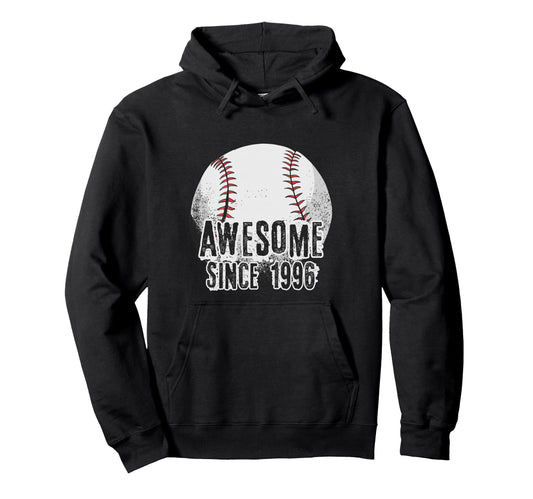 Awesome Since 1996 30 Year Old Hoodie - Aesthetic Graphic for Adults - T-Shirt, Sweatshirt, Hoodie