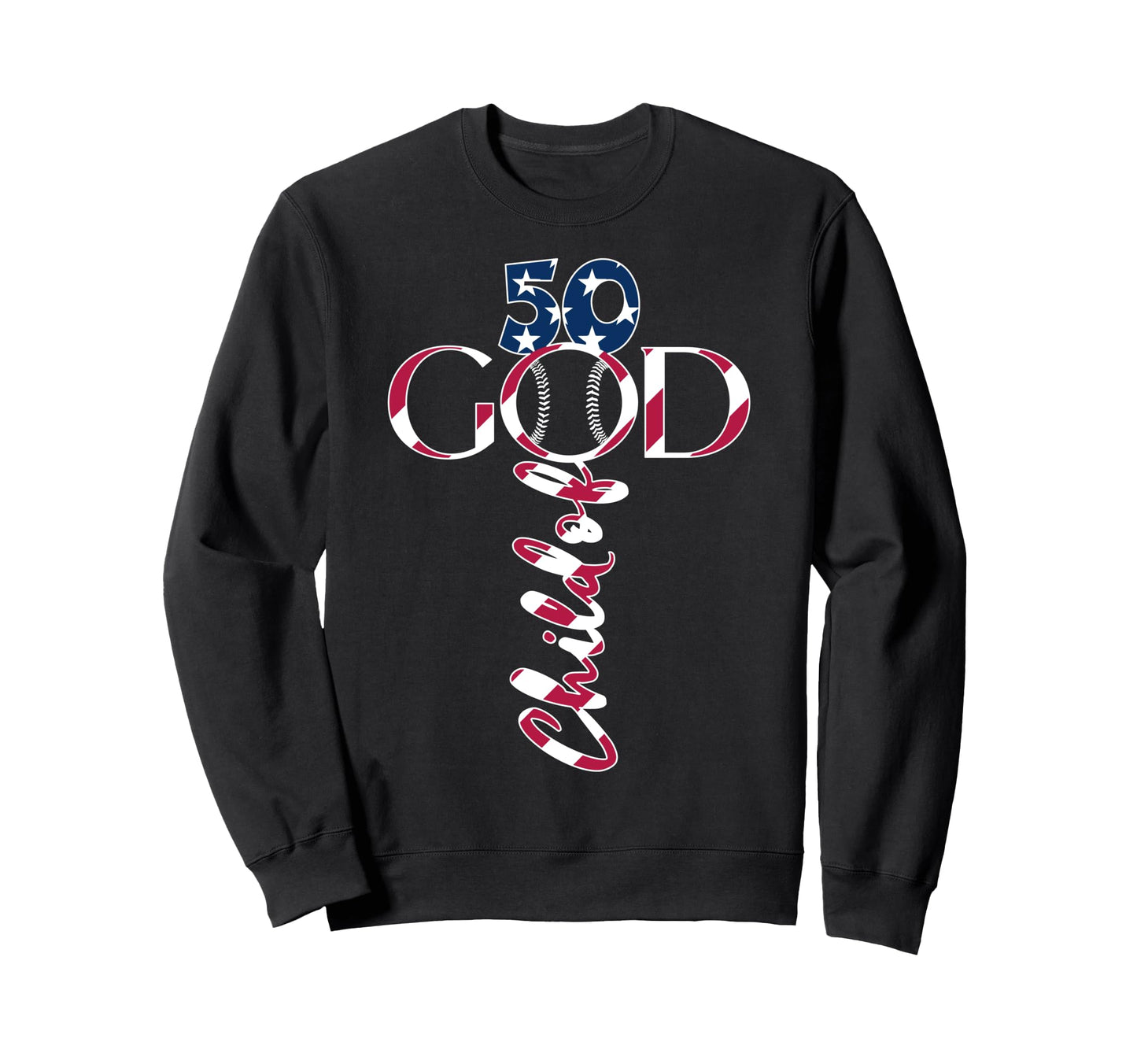 Baseball Jesus 50 Years Child Sweatshirt - Casual Everyday Wear for Adults - T-Shirt, Sweatshirt, Hoodie