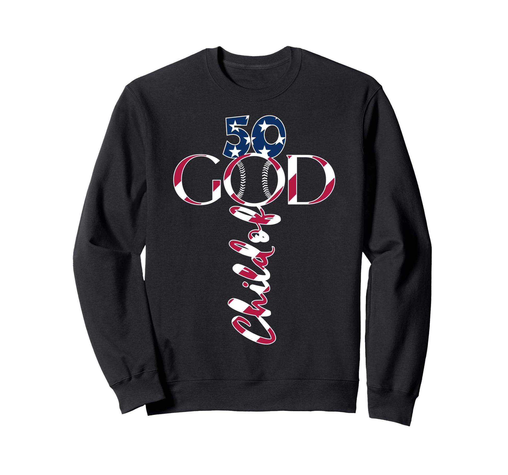 Baseball Jesus 50 Years Child Sweatshirt - Casual Everyday Wear for Adults - T-Shirt, Sweatshirt, Hoodie
