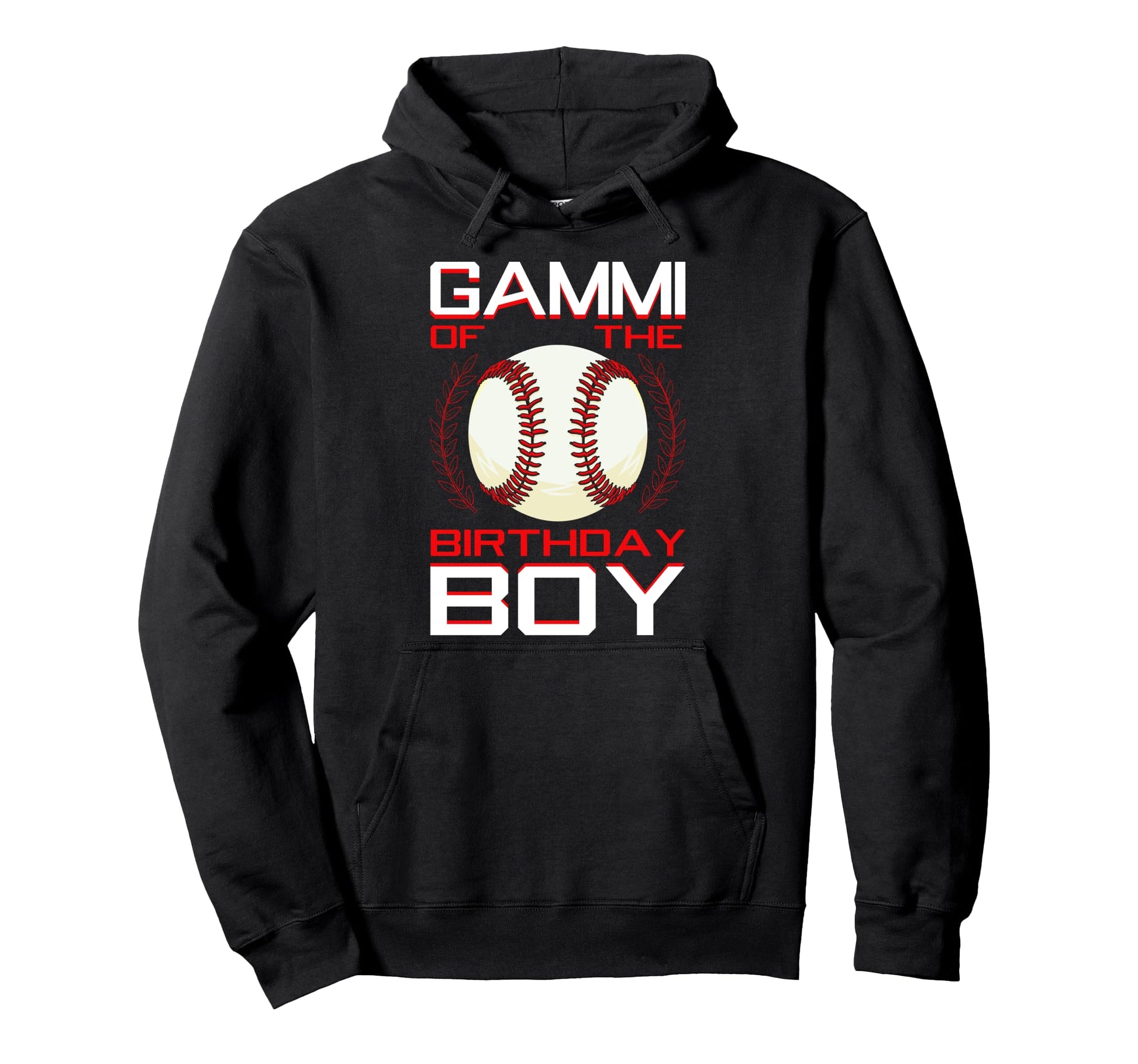Gammi Birthday Baseball Theme Bday Party Hoodie - Streetwear Style Unisex - T-Shirt, Sweatshirt, Hoodie