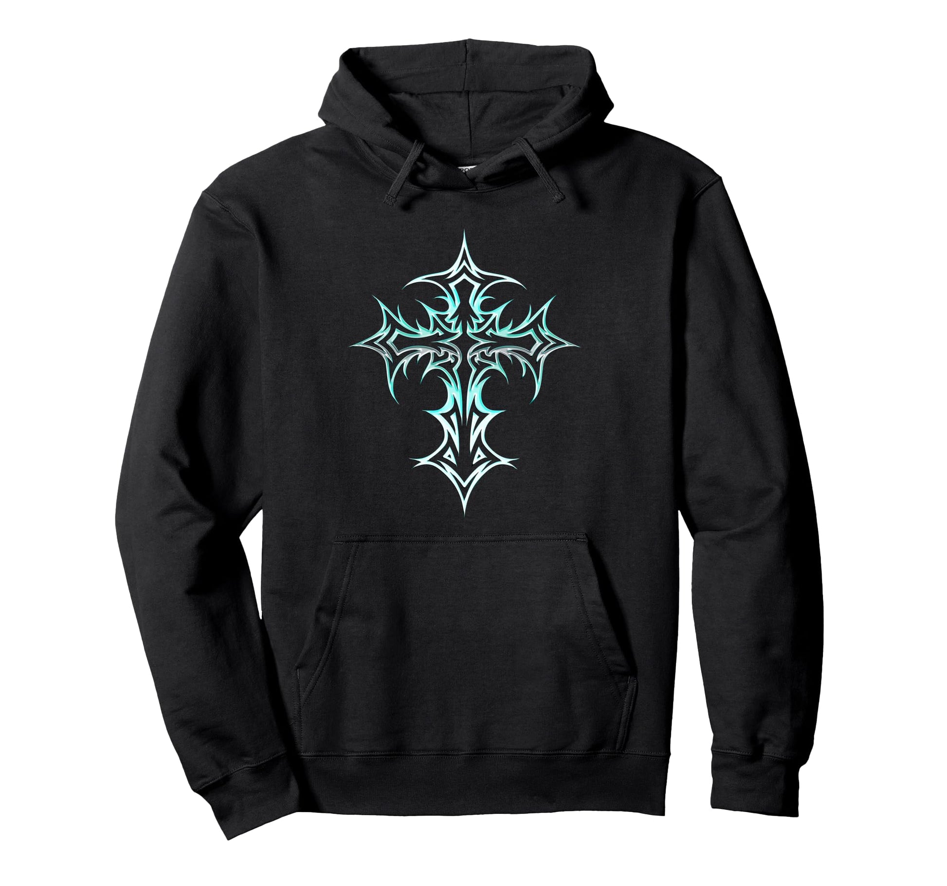 Gothic Cross Y2K Alt Aesthetic Hoodie - Fun Novelty Design Unisex - T-Shirt, Sweatshirt, Hoodie