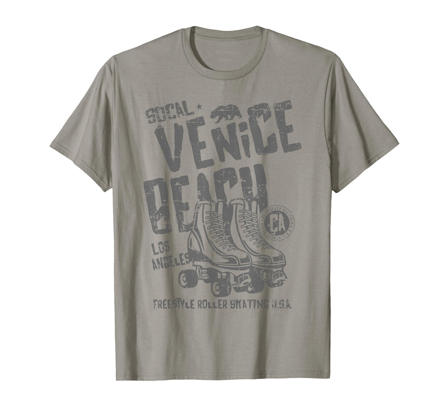 Venice Beach California Roller Skate T-Shirt - Casual Everyday Wear Unisex - T-Shirt, Sweatshirt, Hoodie