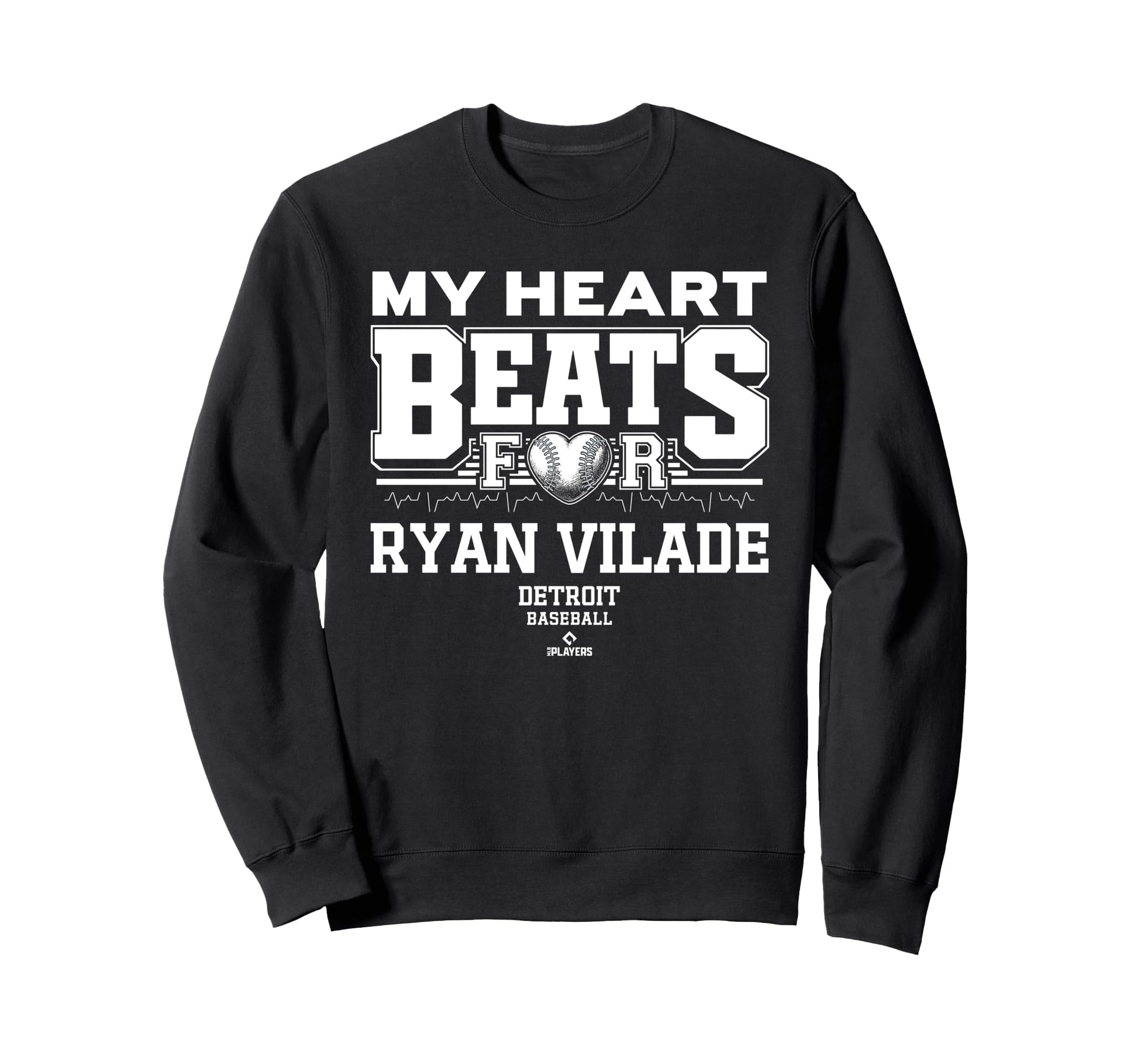 My Heart Beats Ryan Vilade Detroit Sweatshirt - Novelty Apparel for Adults - T-Shirt, Sweatshirt, Hoodie