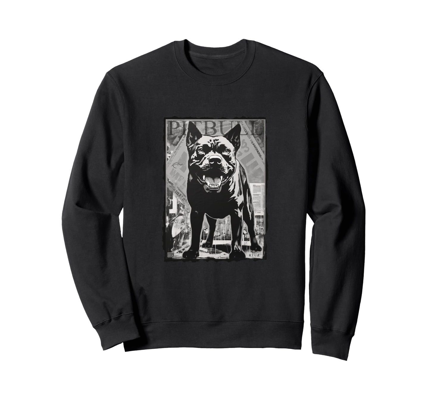 Y2K Streetwear Dog Pit Bull Sweatshirt - Streetwear Style Men Women - T-Shirt, Sweatshirt, Hoodie