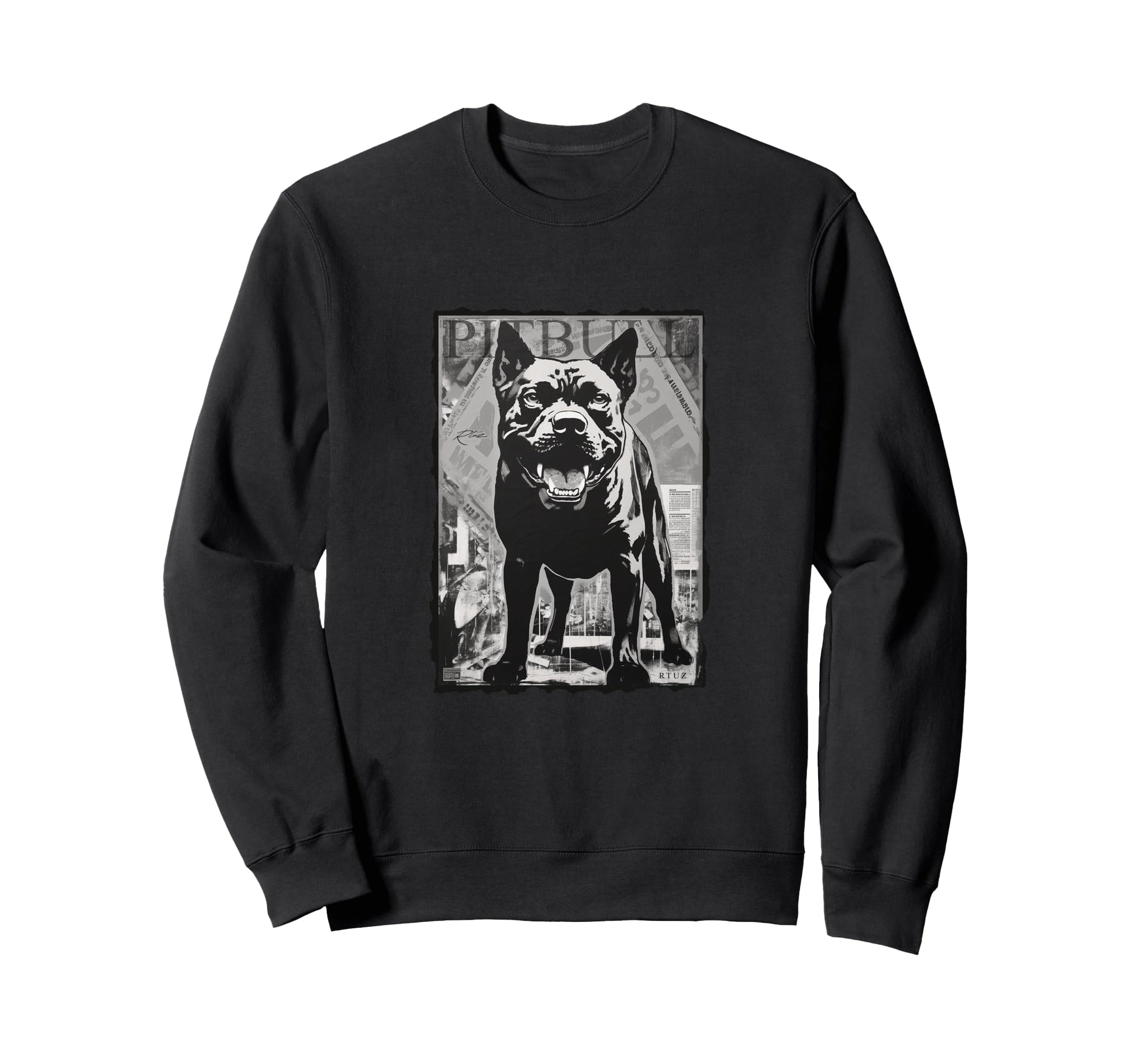 Y2K Streetwear Dog Pit Bull Sweatshirt - Streetwear Style Men Women - T-Shirt, Sweatshirt, Hoodie