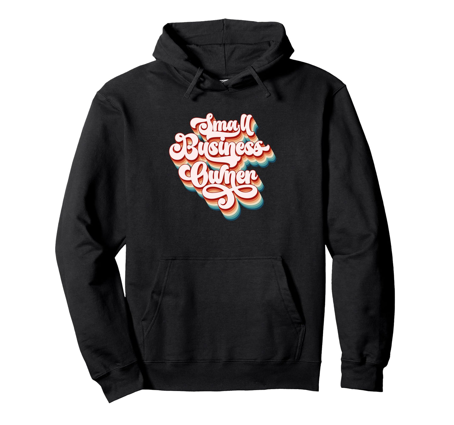 Small Business Owner Bold Typography Hoodie - Unique Graphic Men Women - T-Shirt, Sweatshirt, Hoodie