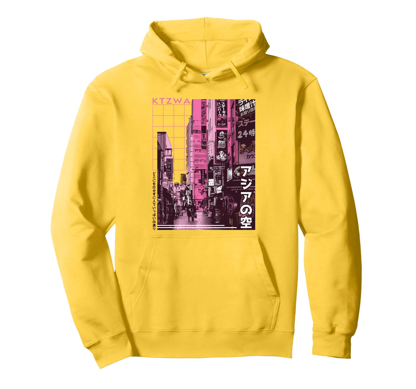 Japanese Aesthetic Streetwear Kanji Hoodie - Streetwear Style Unisex - T-Shirt, Sweatshirt, Hoodie