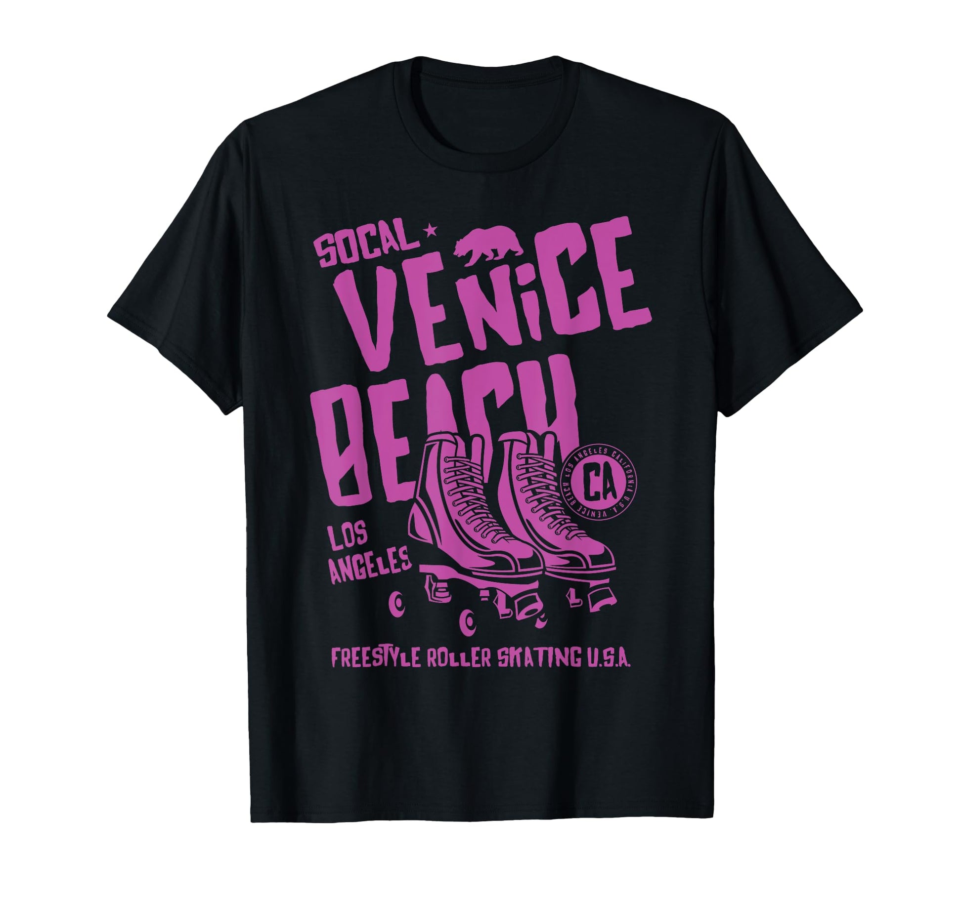 Venice Beach California Roller T-Shirt - Casual Everyday Wear Men Women - T-Shirt, Sweatshirt, Hoodie