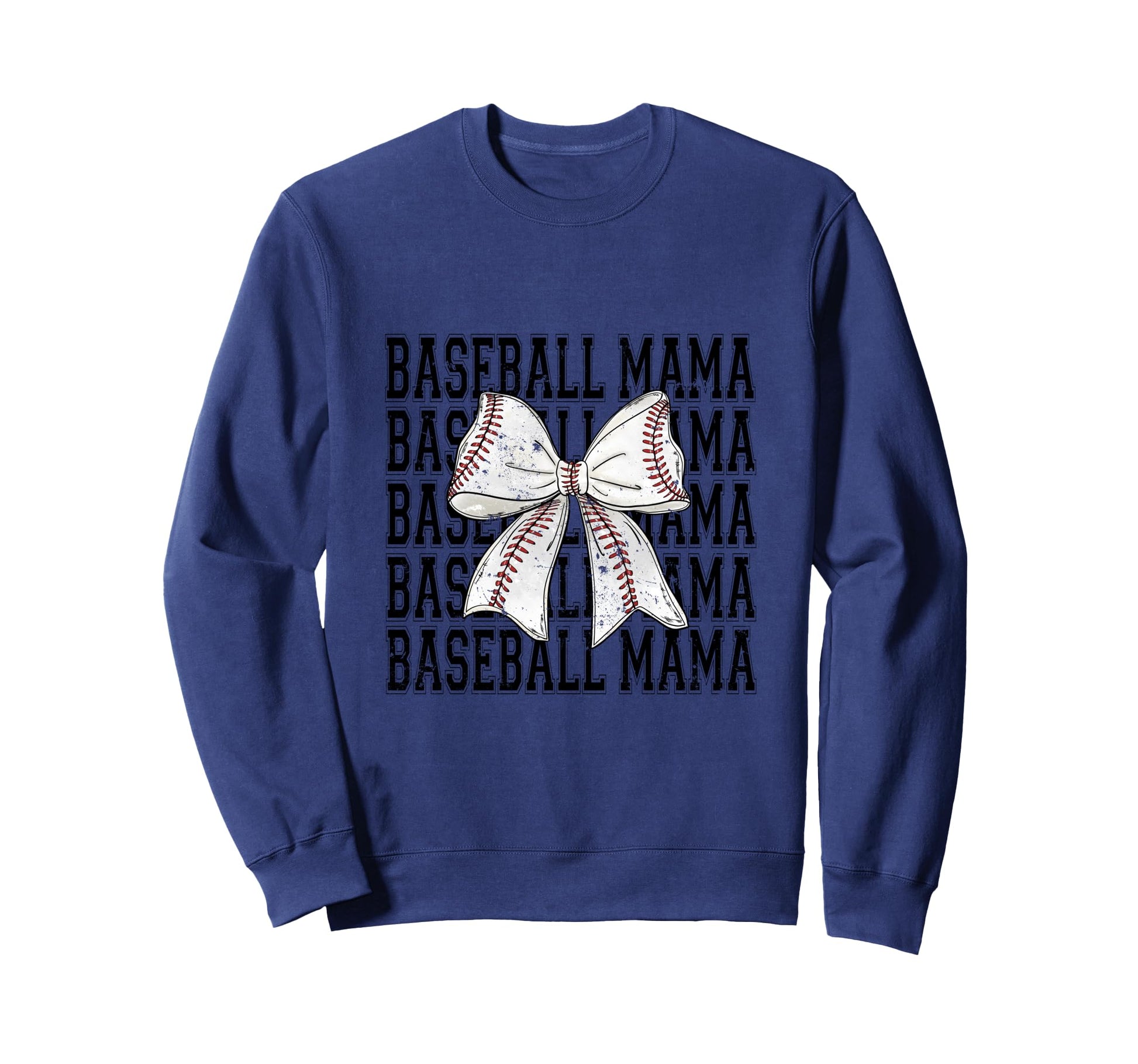 Baseball Mama Coquette Bow Sweatshirt - Aesthetic Graphic for Adults - T-Shirt, Sweatshirt, Hoodie