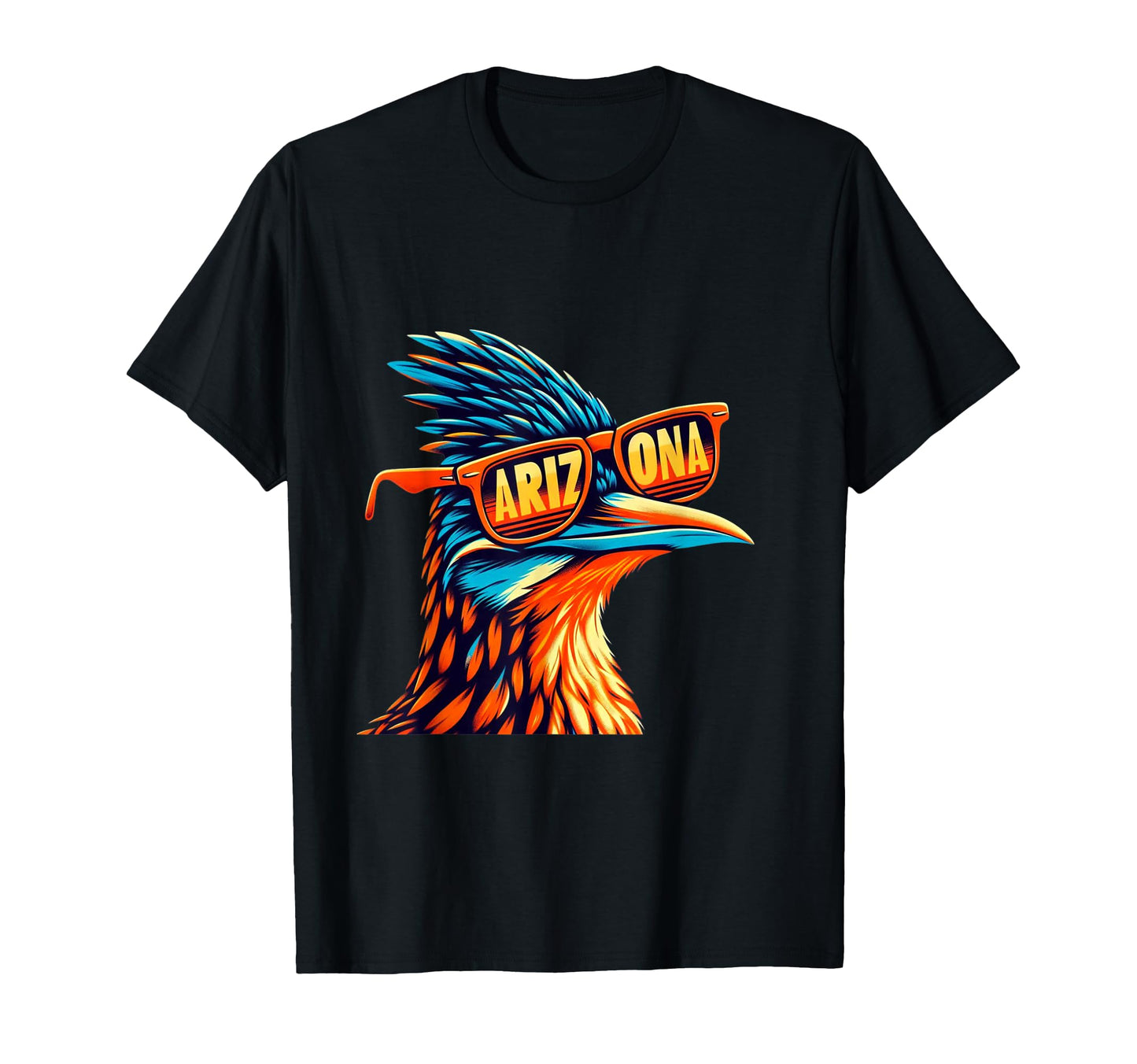 Arizona Roadrunner Sunglasses T-Shirt - Custom Art Print Men Women - T-Shirt, Sweatshirt, Hoodie