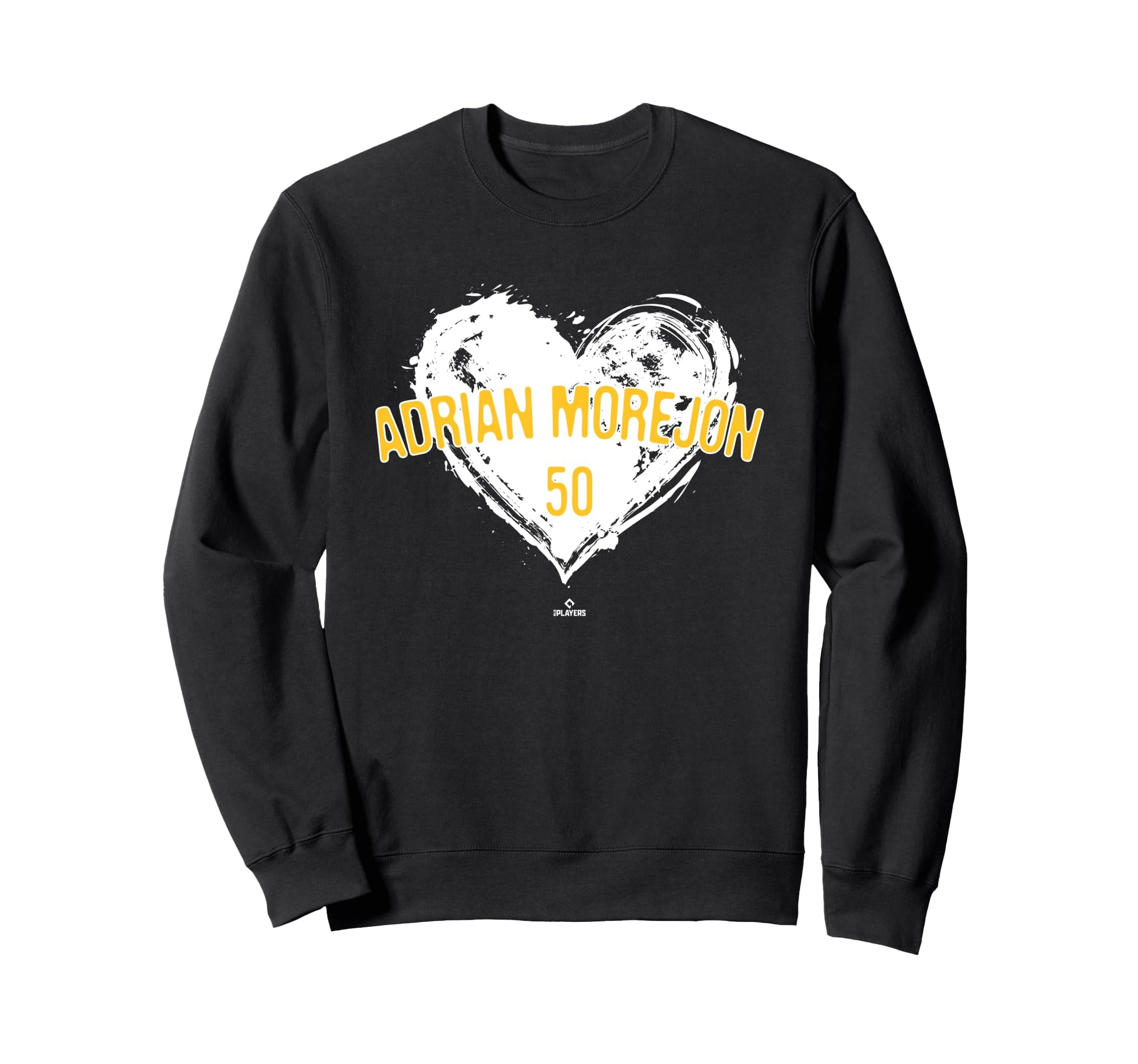 Distressed Heart Adri N Morej N San Sweatshirt - Graphic Print for Adults - T-Shirt, Sweatshirt, Hoodie