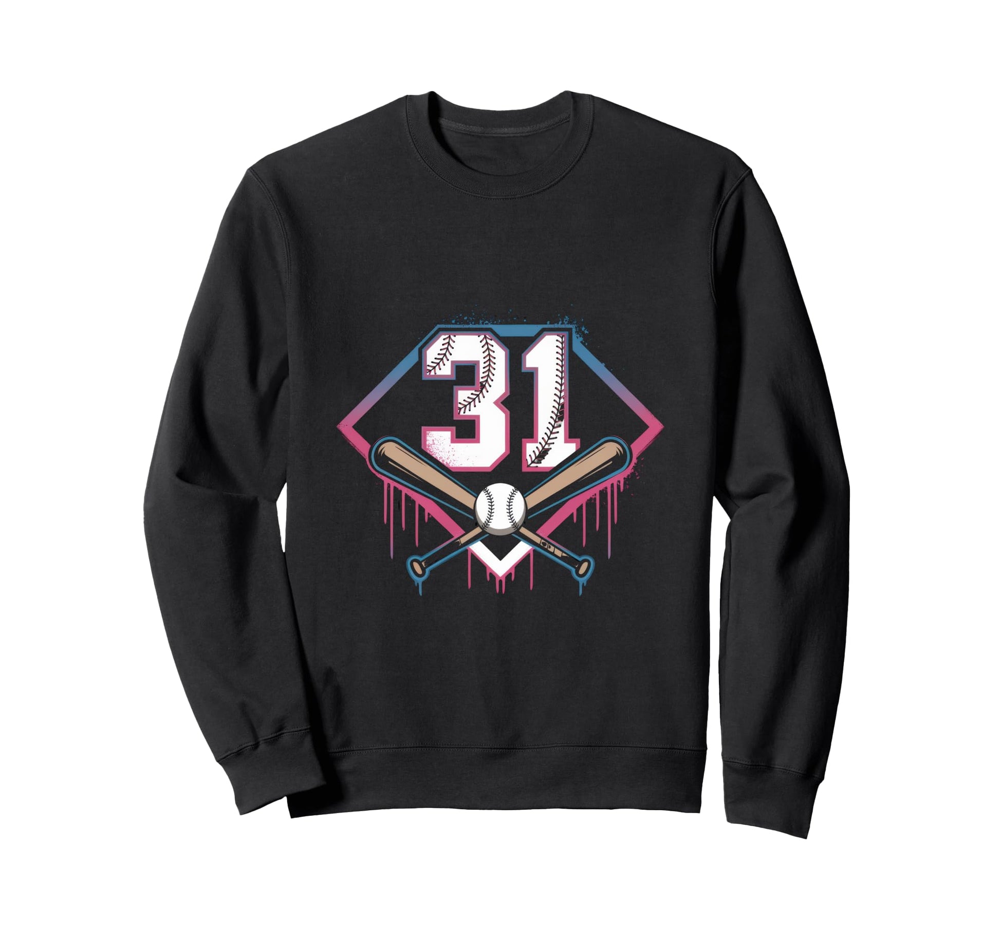 Baseball Home Ice Cream 31Th Sweatshirt - Custom Art Print for Adults - T-Shirt, Sweatshirt, Hoodie