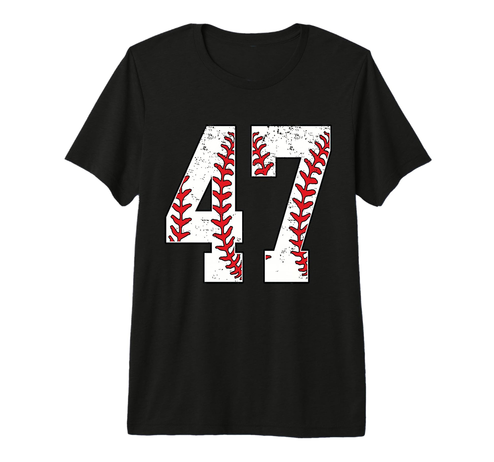 Number 47 Baseball 47 Jersey Number T-Shirt - Streetwear Style for Adults - T-Shirt, Sweatshirt, Hoodie