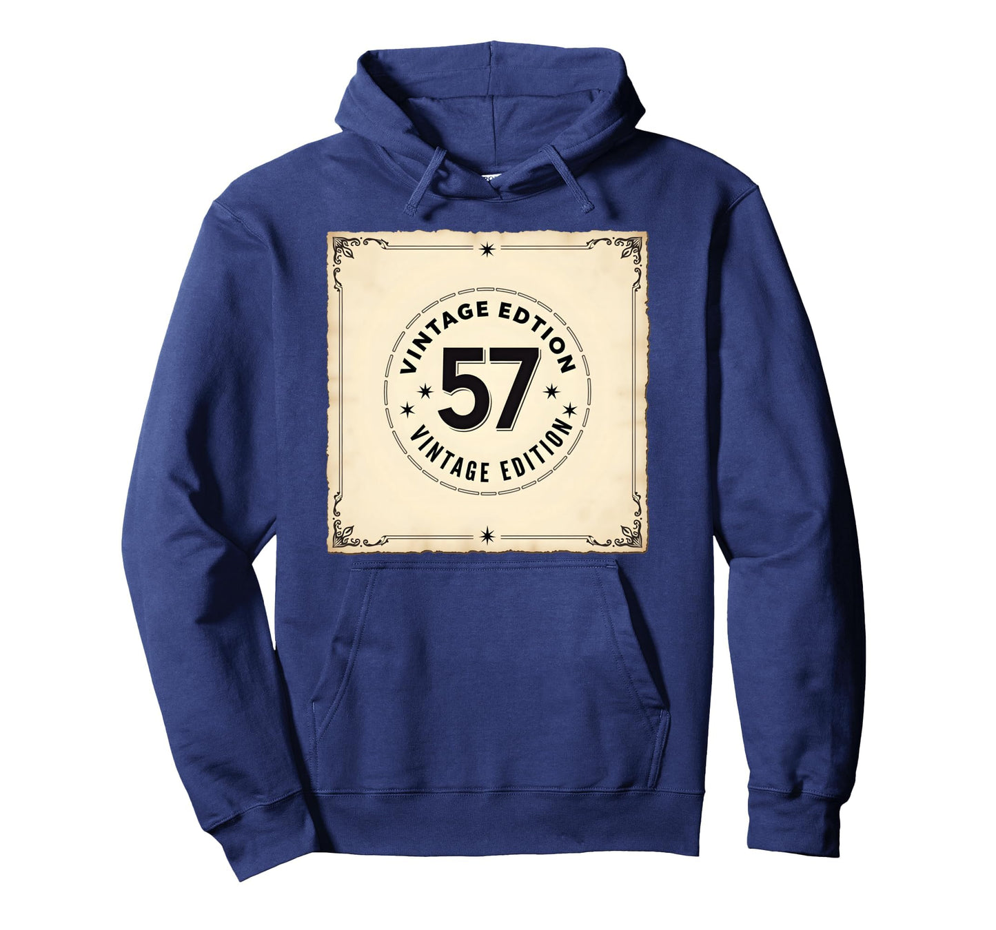 57 Birthday Gift Nostalgia Present Hoodie - Graphic Print for Adults - T-Shirt, Sweatshirt, Hoodie