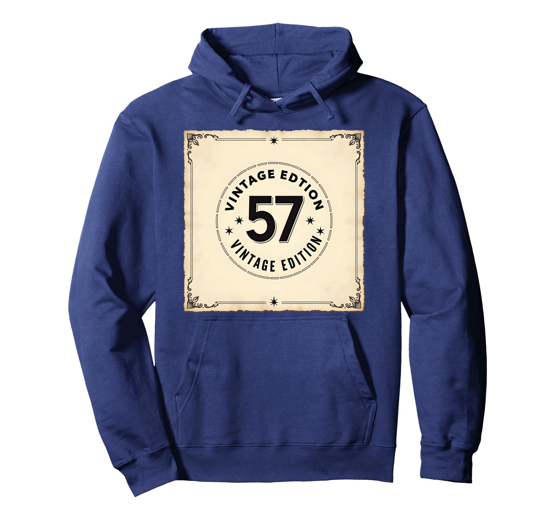 57 Birthday Gift Nostalgia Present Hoodie - Graphic Print for Adults - T-Shirt, Sweatshirt, Hoodie
