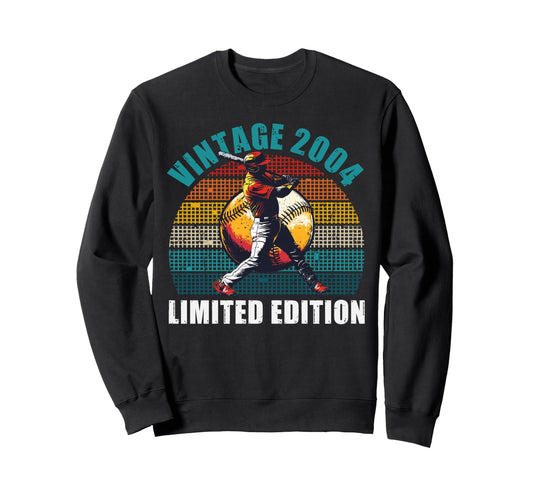 22 Yrs Old 2004 Baseball Player 22Nd Sweatshirt - Novelty Apparel Unisex - T-Shirt, Sweatshirt, Hoodie