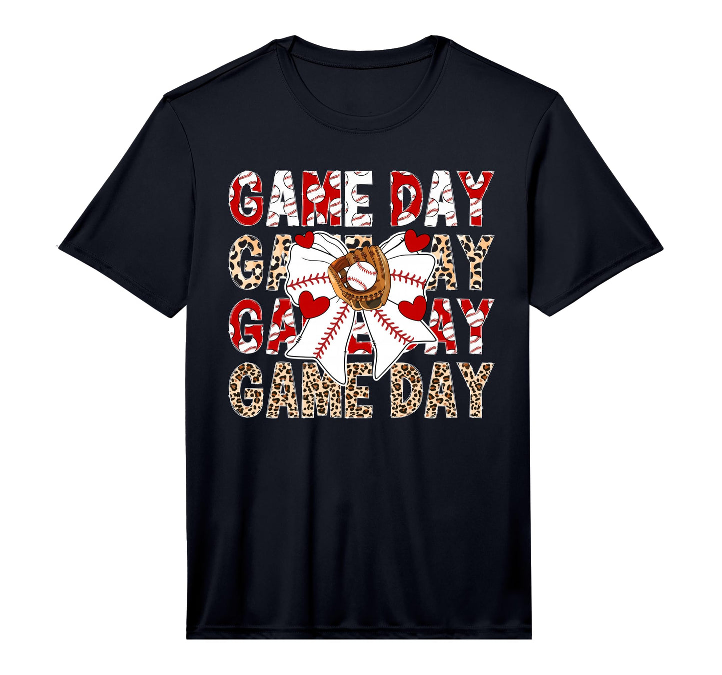 Game Day Baseball Game Day Coquette T-Shirt - Minimalist Print Unisex - T-Shirt, Sweatshirt, Hoodie
