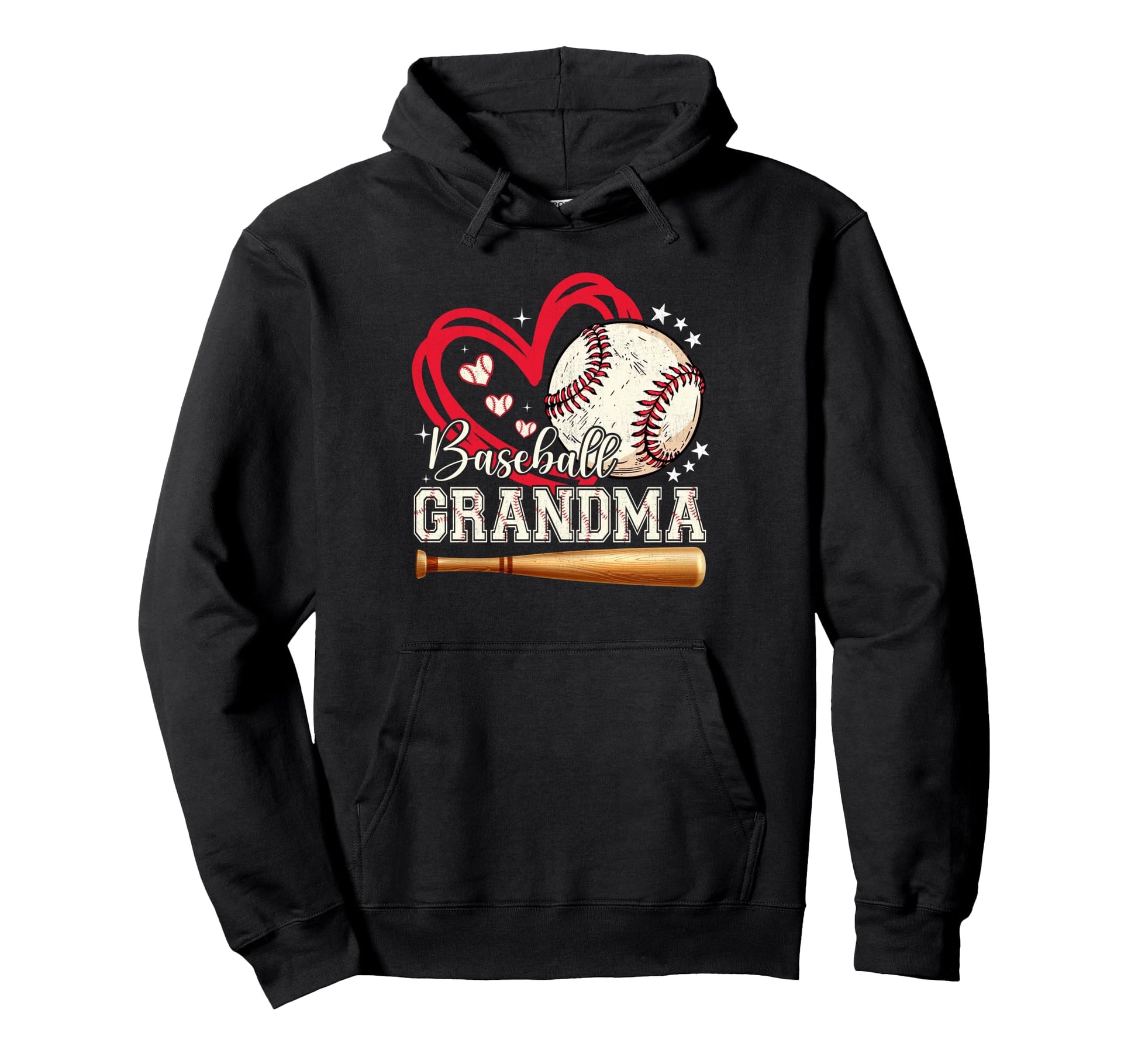 Baseball Grandma Family Matching Baseball Hoodie - Unique Graphic Unisex - T-Shirt, Sweatshirt, Hoodie