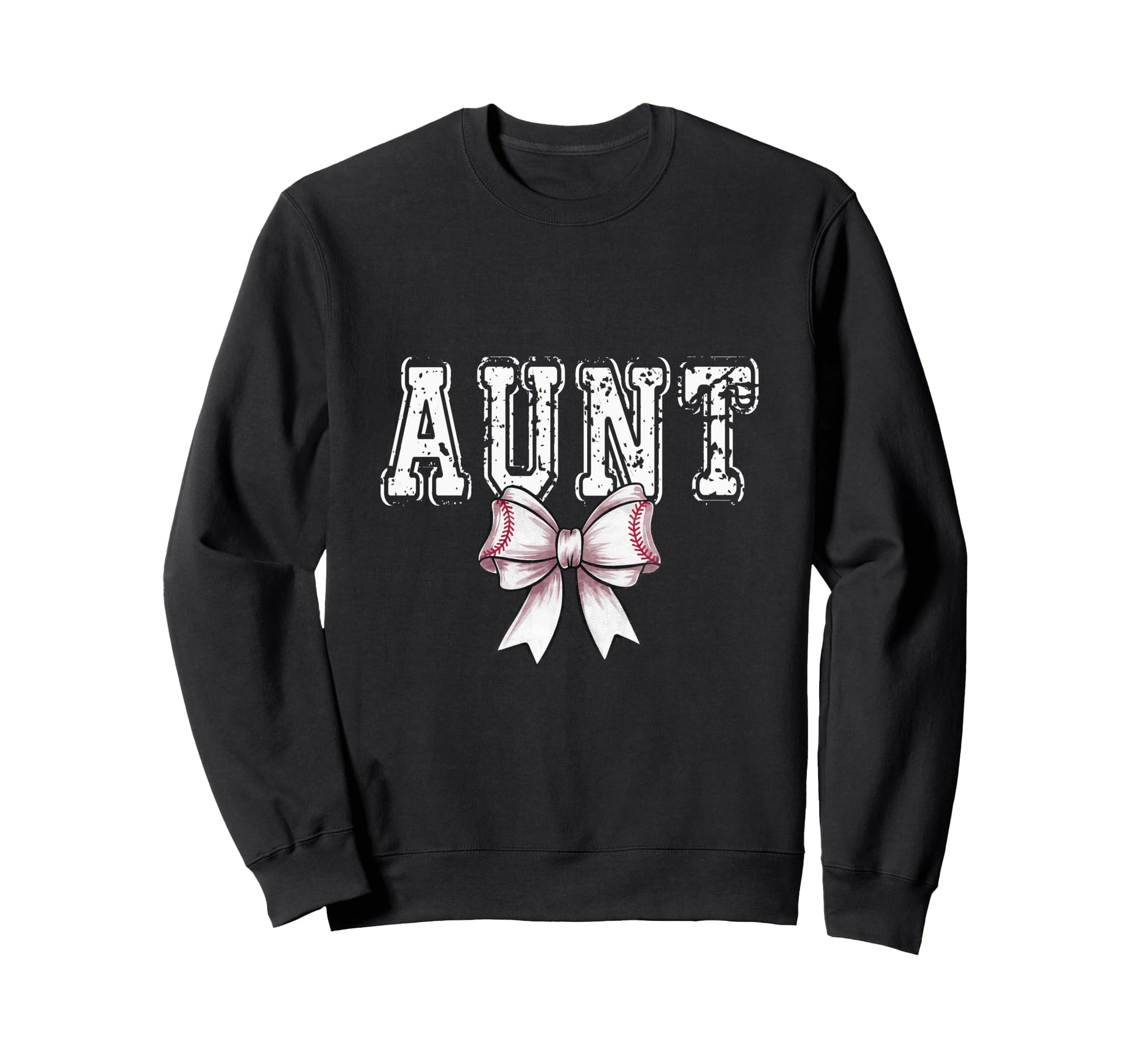 Coquette Baseball Aunt Spirit Sweatshirt - Minimalist Print Men Women - T-Shirt, Sweatshirt, Hoodie