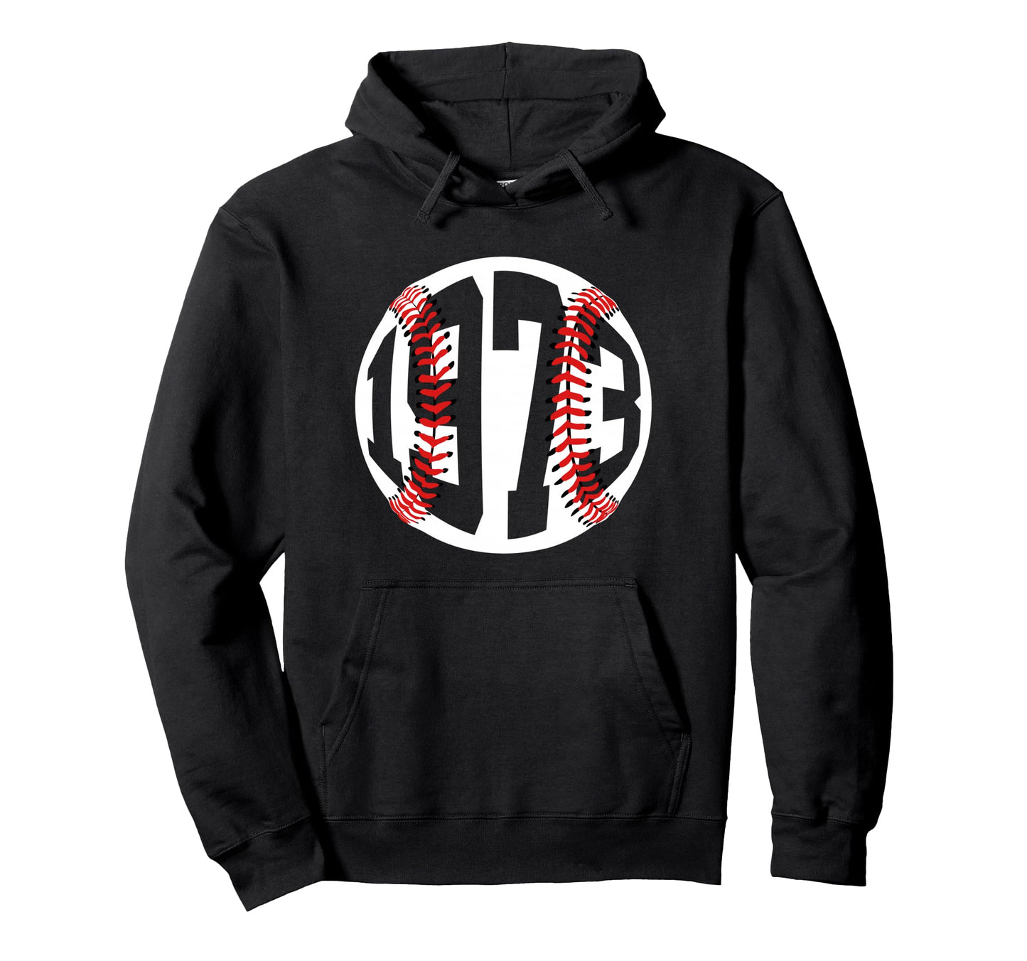 1973 Baseball 53Rd Birthday Hoodie - Fun Novelty Design for Adults - T-Shirt, Sweatshirt, Hoodie