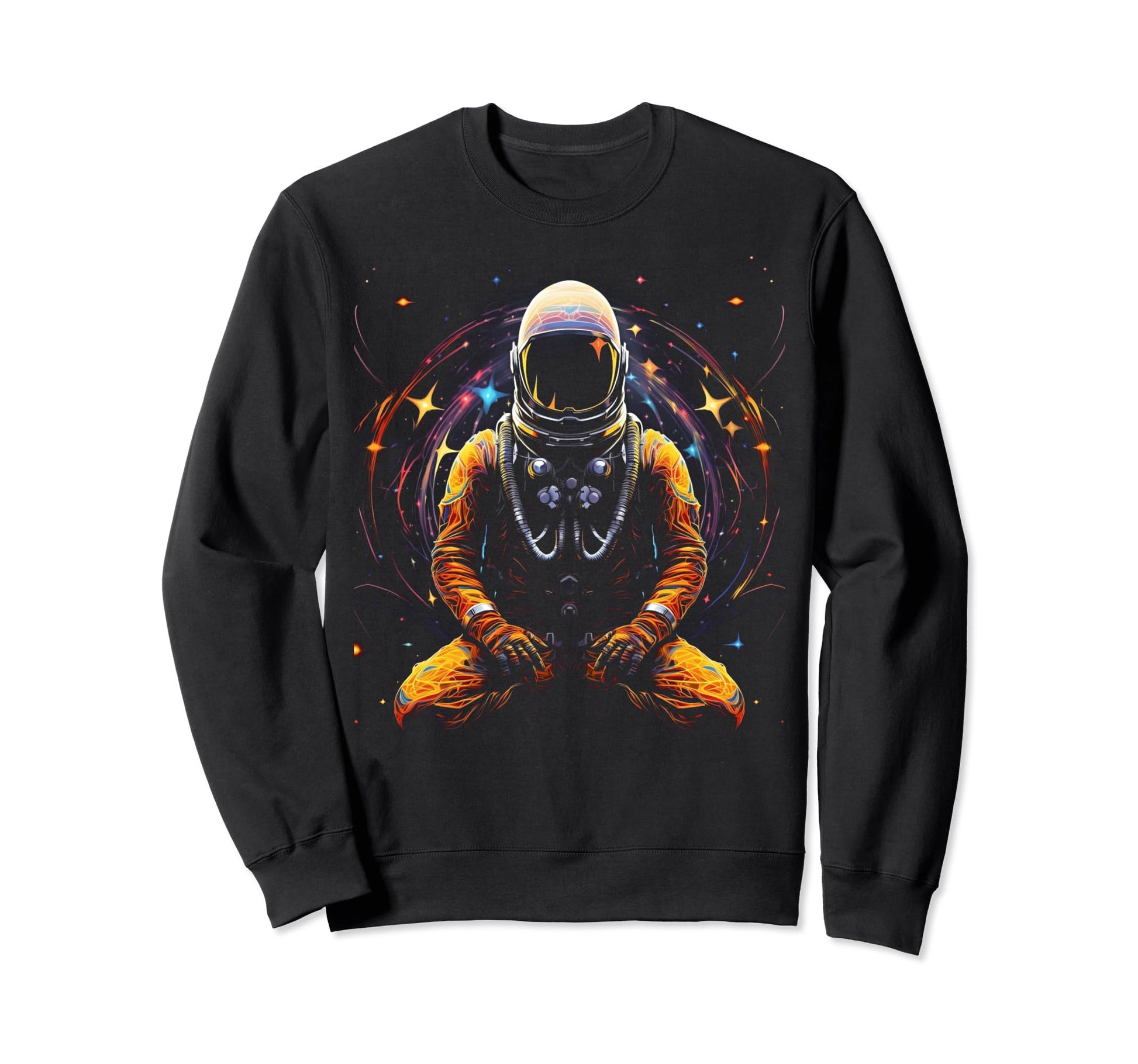 Synthwave Astronaut Cyberpunk 80S Sweatshirt - Aesthetic Graphic Unisex - T-Shirt, Sweatshirt, Hoodie