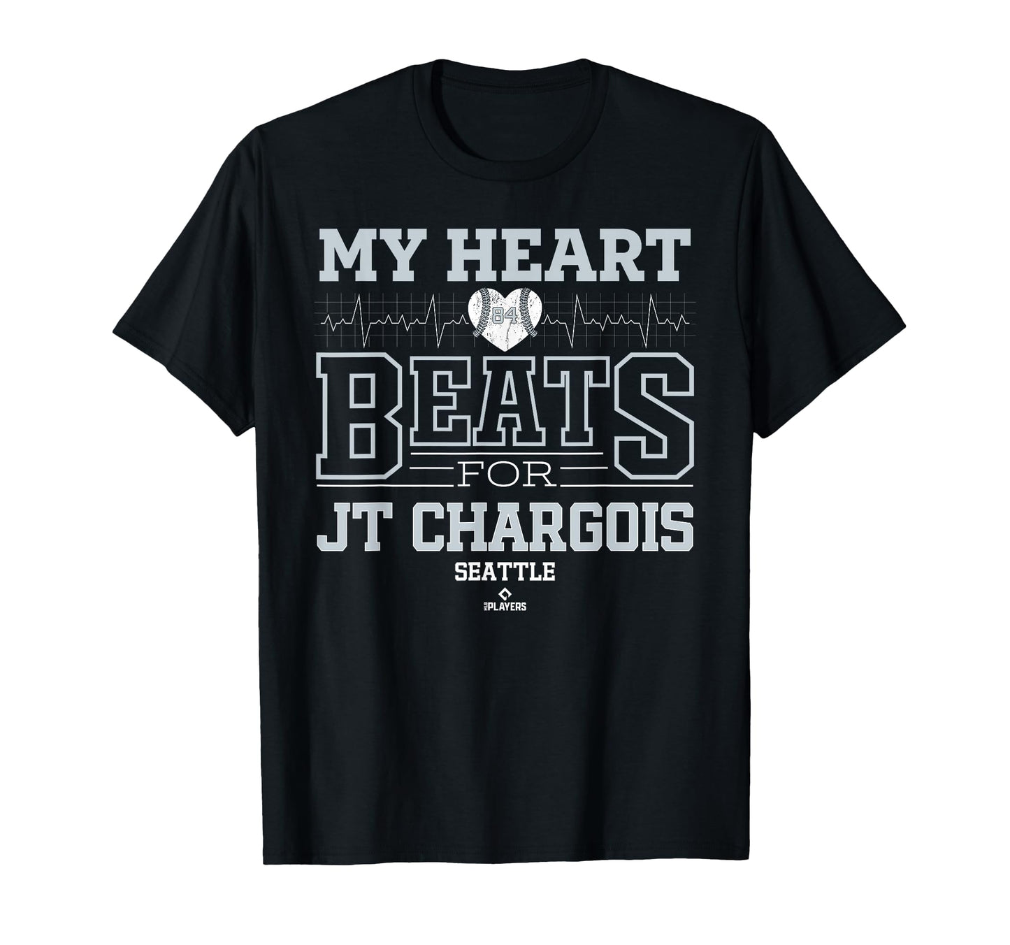 My Heart Beats Jt Chargois Seattle T-Shirt - Fun Novelty Design Men Women - T-Shirt, Sweatshirt, Hoodie