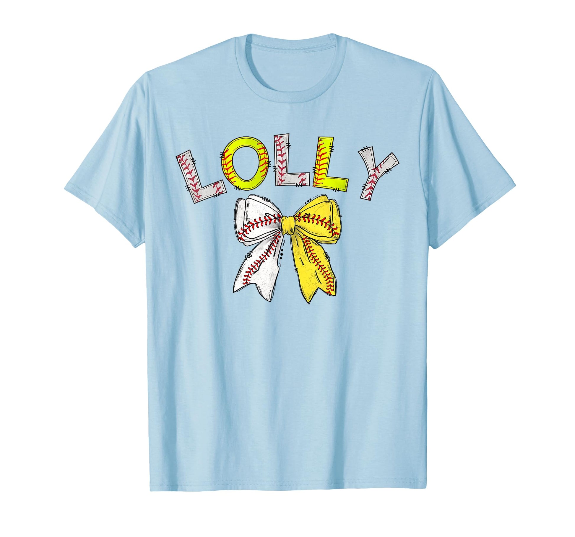 Lolly Both Half Baseball Softball T-Shirt - Fun Novelty Design for Adults - T-Shirt, Sweatshirt, Hoodie