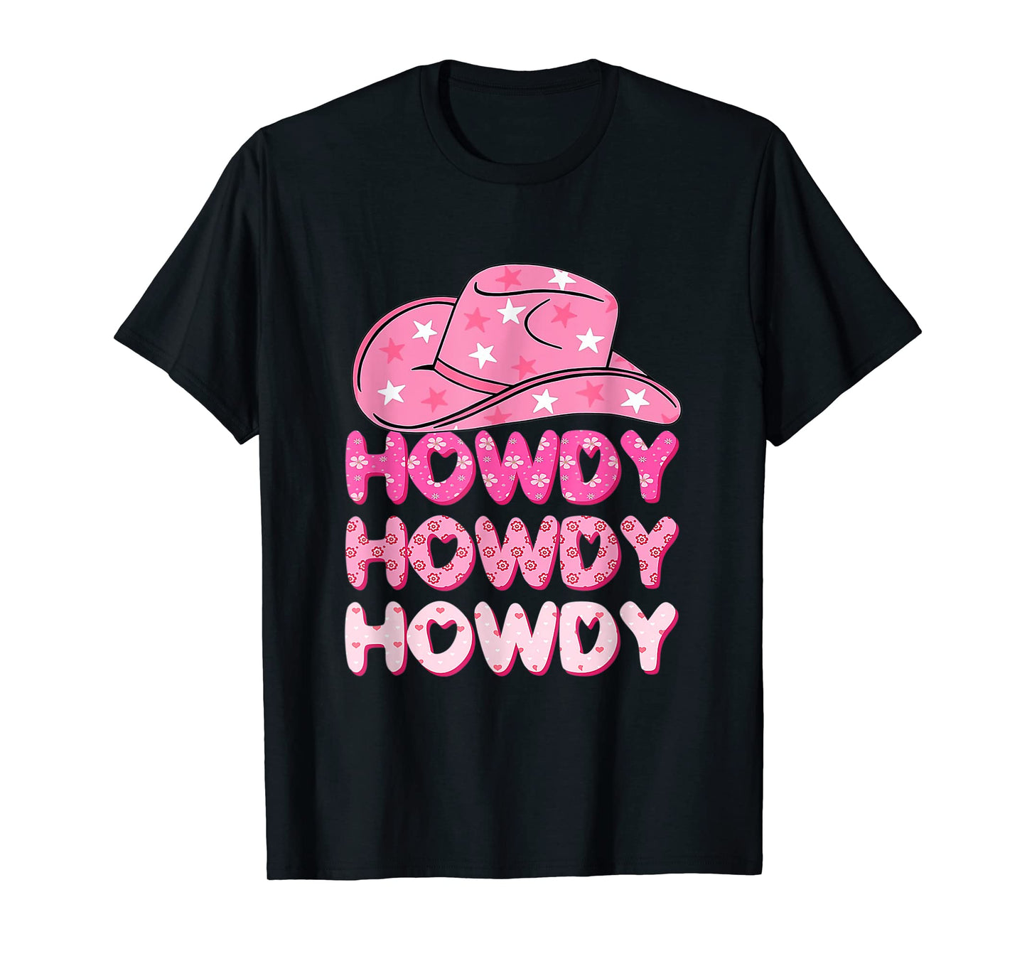 Flowers Howdy Rodeo Western Country T-Shirt - Unique Graphic Men Women - T-Shirt, Sweatshirt, Hoodie