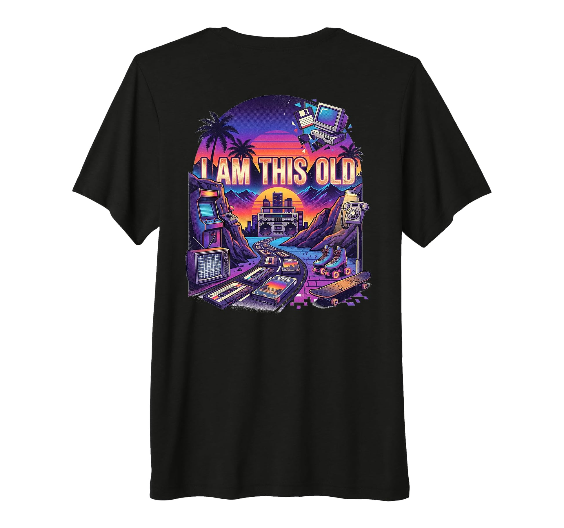 Synthwave 80S 90S Nostalgia 1980S T-Shirt - Novelty Apparel Men Women - T-Shirt, Sweatshirt, Hoodie