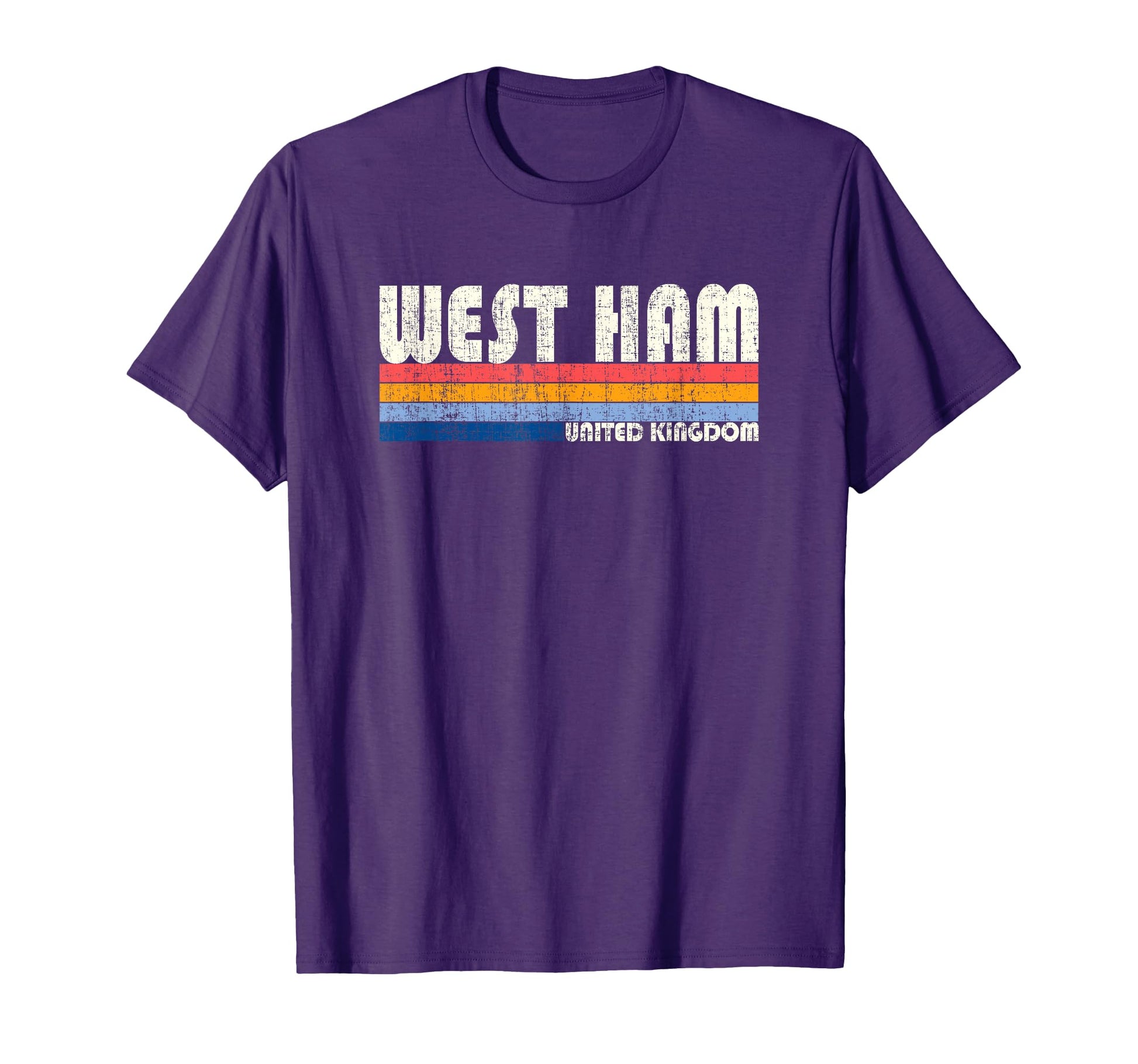 70S 80S West Ham United Kingdom T-Shirt - Fun Novelty Design Unisex - T-Shirt, Sweatshirt, Hoodie