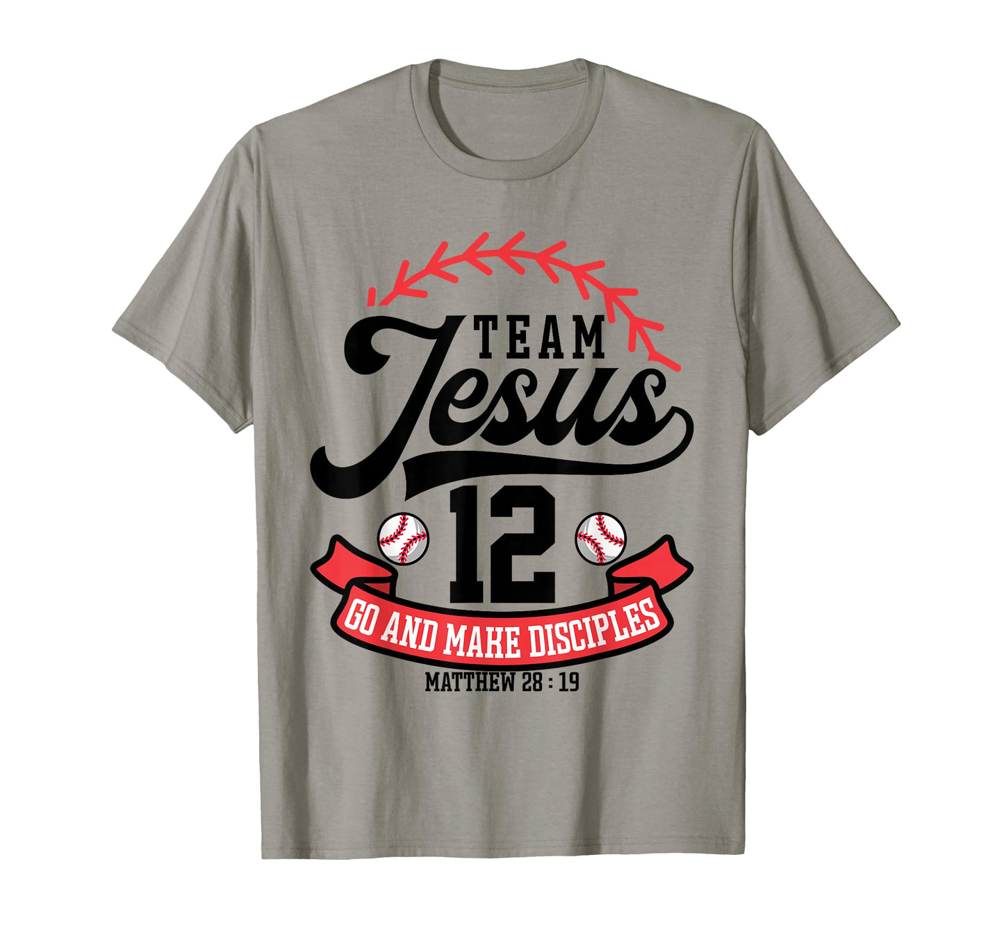 Jesus And Baseball Team Jesus T-Shirt - Novelty Apparel Men Women - T-Shirt, Sweatshirt, Hoodie
