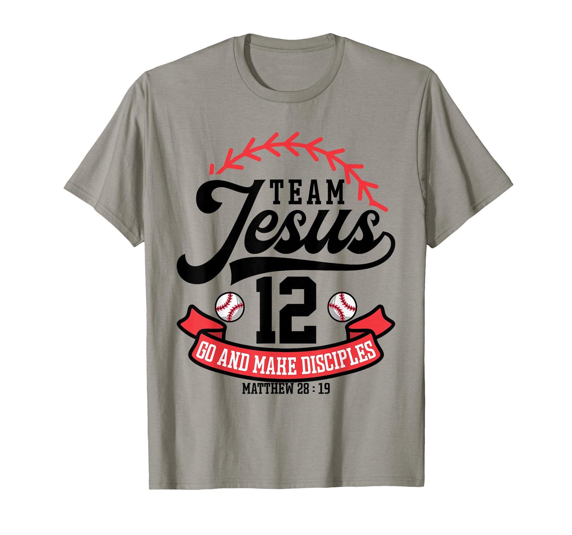Jesus And Baseball Team Jesus T-Shirt - Novelty Apparel Men Women - T-Shirt, Sweatshirt, Hoodie