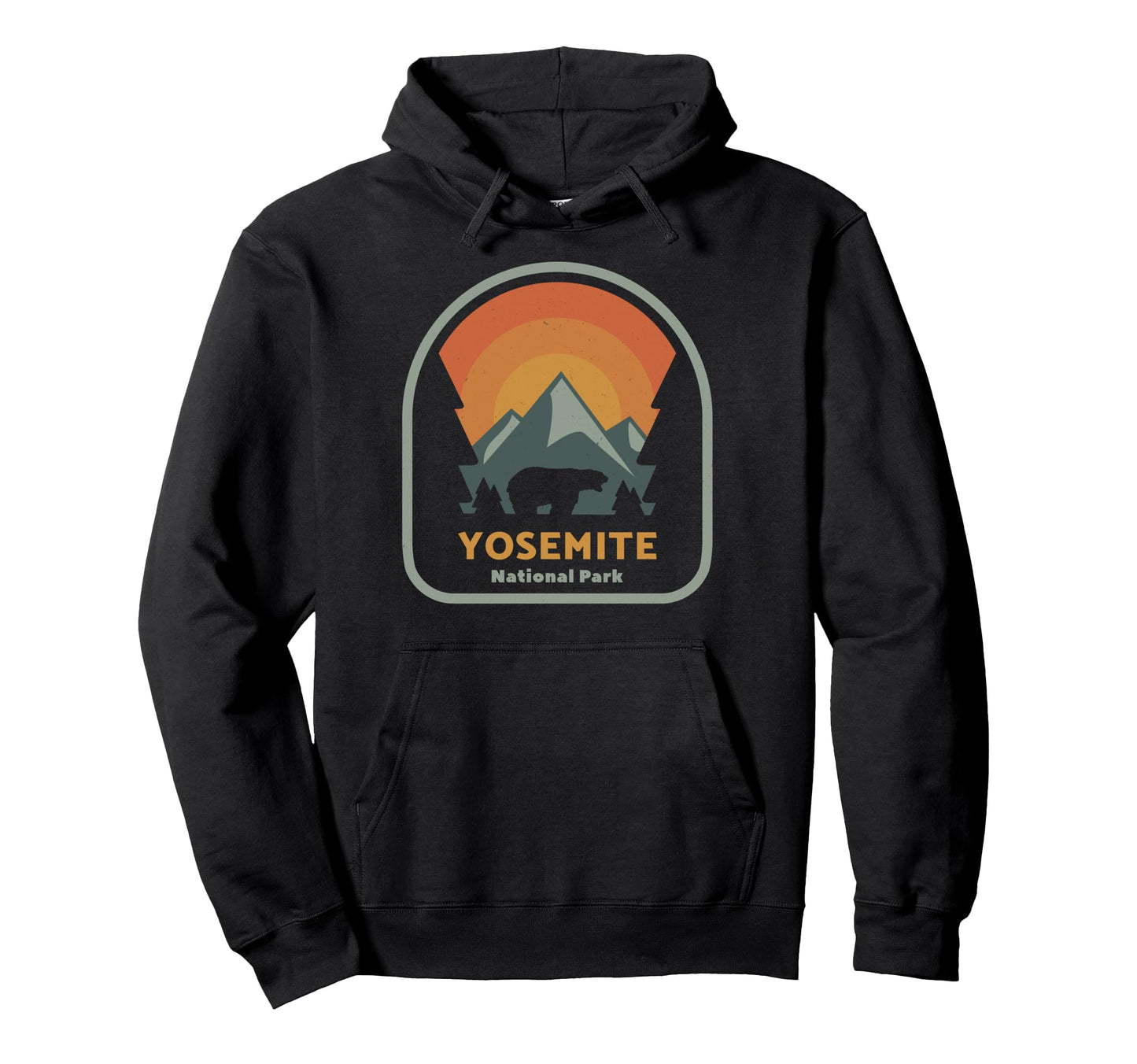 Yosemite National Park Sunset Hoodie - Graphic Print Unisex - T-Shirt, Sweatshirt, Hoodie