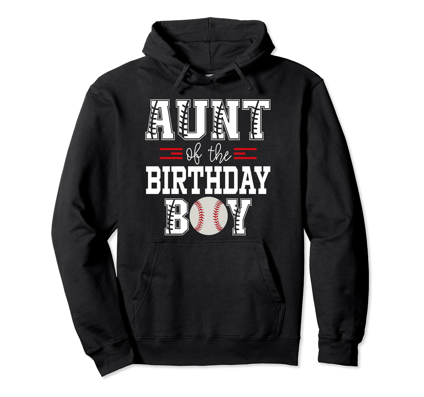 Aunt Birthday Baseball Lover First Hoodie - Aesthetic Graphic Men Women - T-Shirt, Sweatshirt, Hoodie