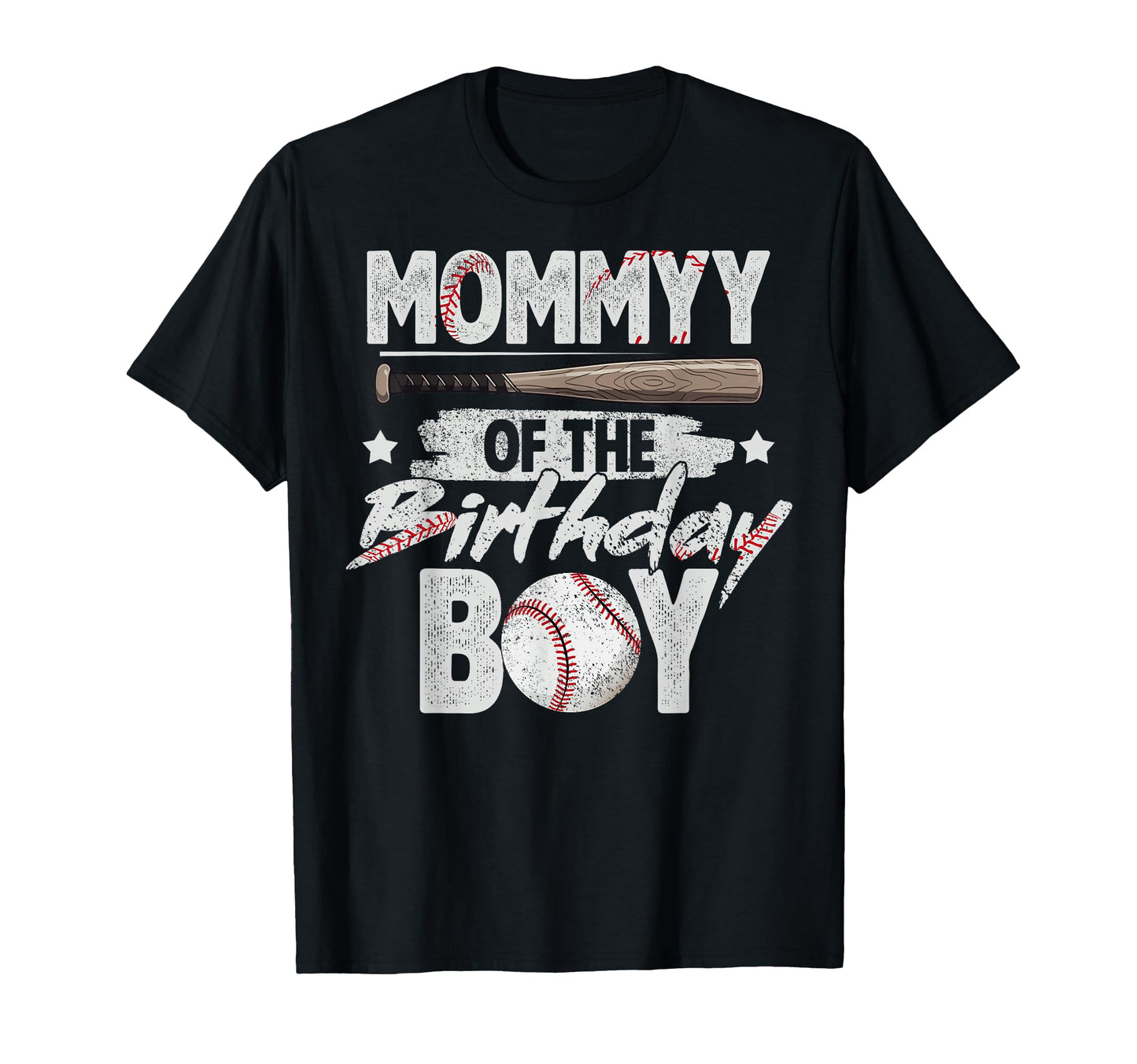 Mommy Birthday Matching Baseball T-Shirt - Aesthetic Graphic Men Women - T-Shirt, Sweatshirt, Hoodie