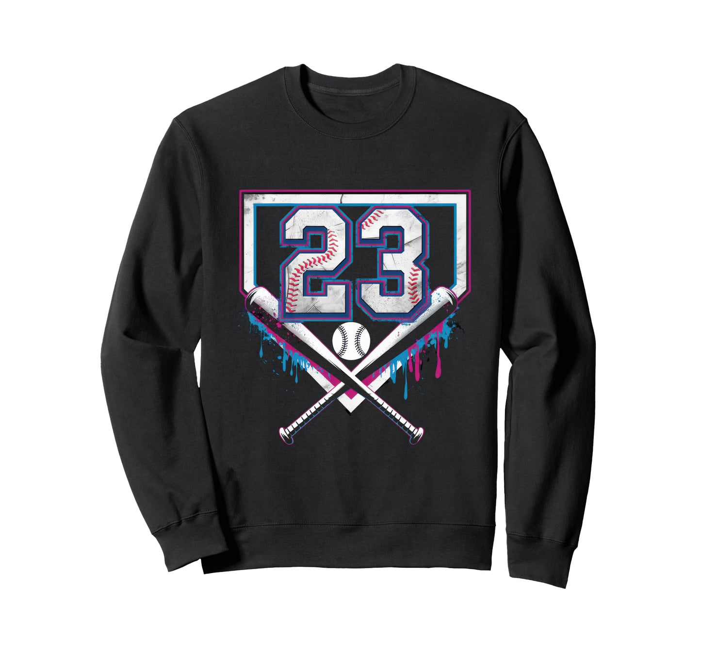 Sprinkle 23Th Birthday Baseball Sweatshirt - Casual Everyday Wear Unisex - T-Shirt, Sweatshirt, Hoodie