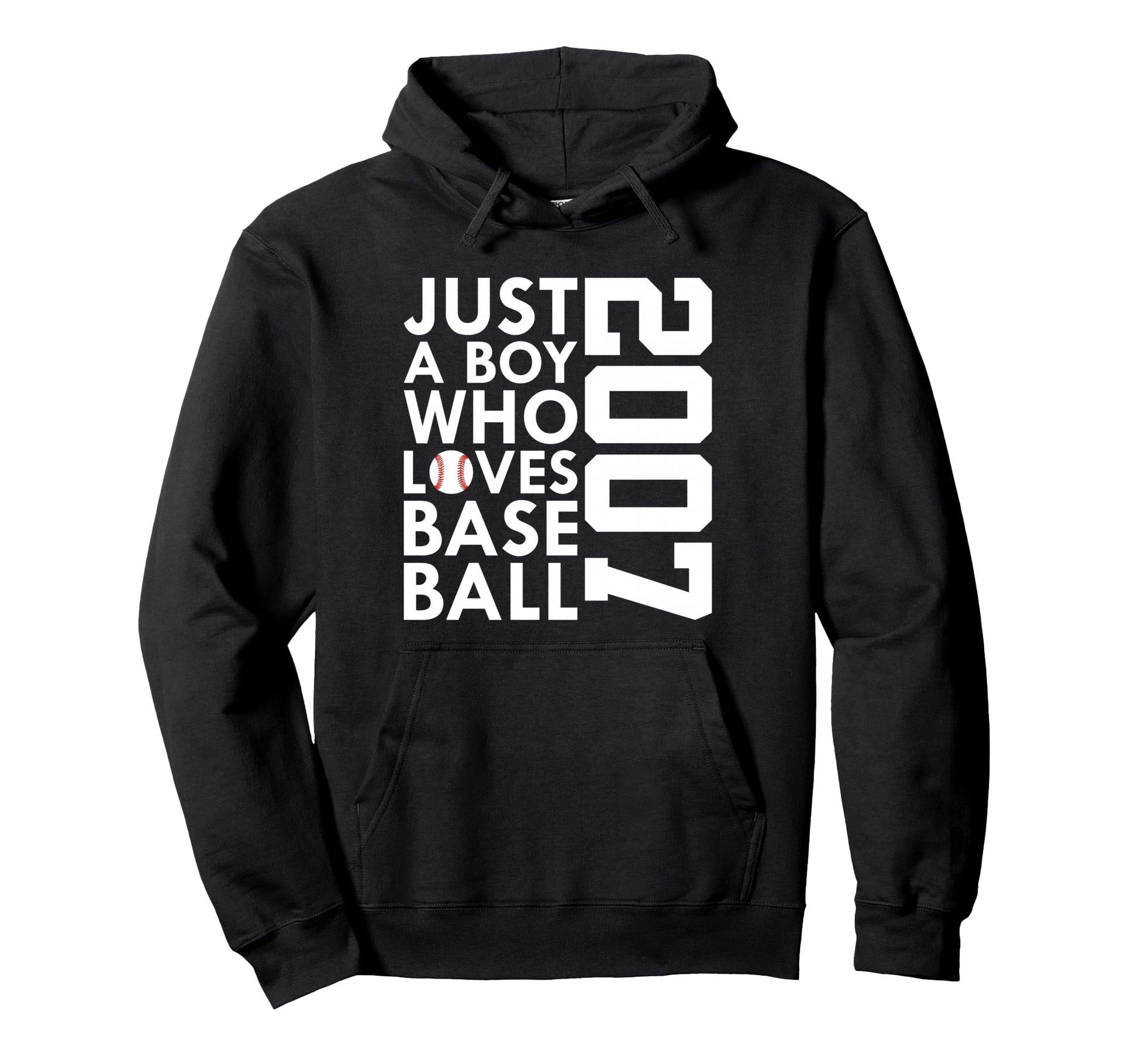 2007 Just Who Loves Baseball 19Th Hoodie - Aesthetic Graphic Unisex - T-Shirt, Sweatshirt, Hoodie