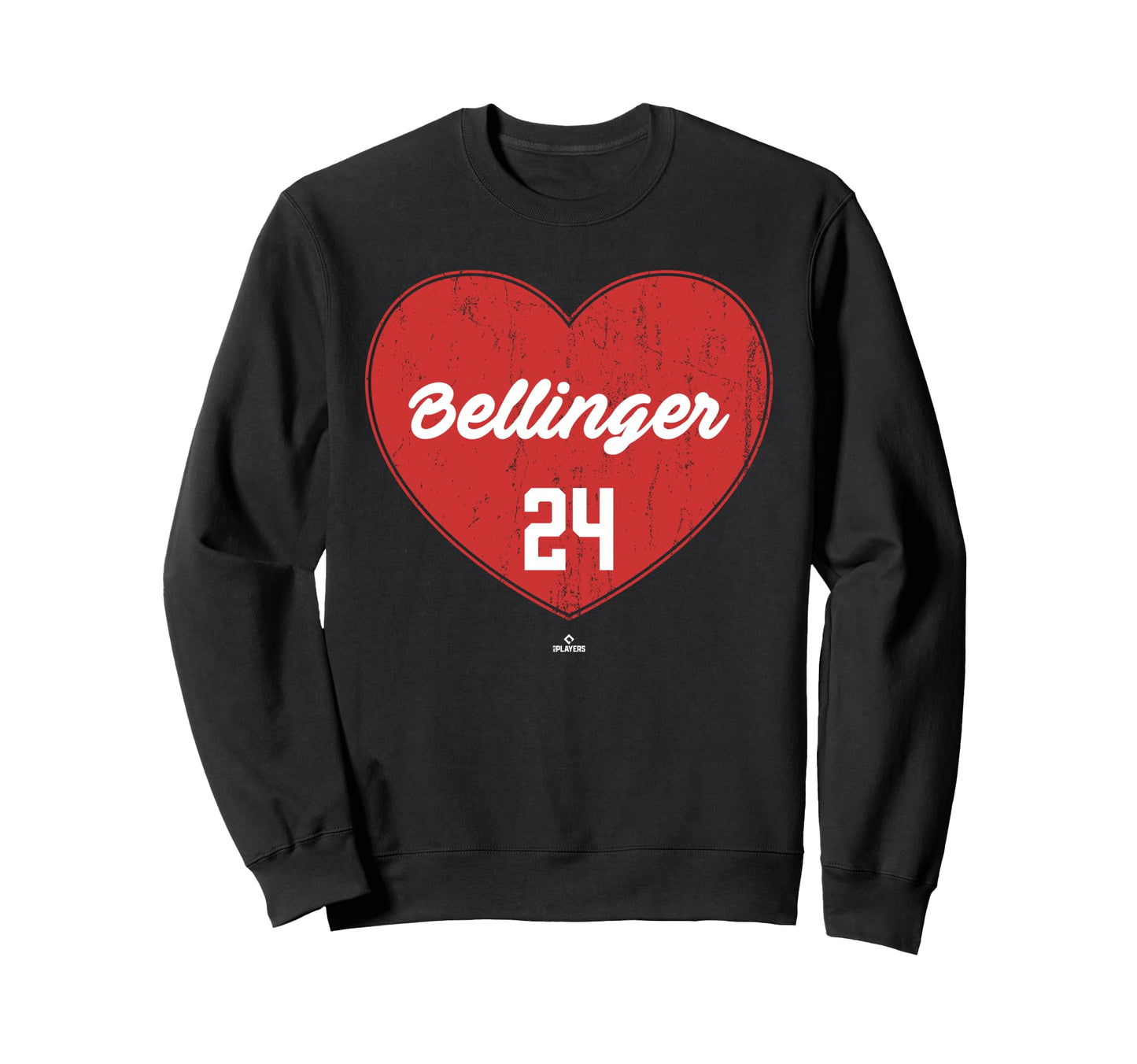 Distressed Heart Cody Bellinger Sweatshirt - Custom Art Print for Adults - T-Shirt, Sweatshirt, Hoodie