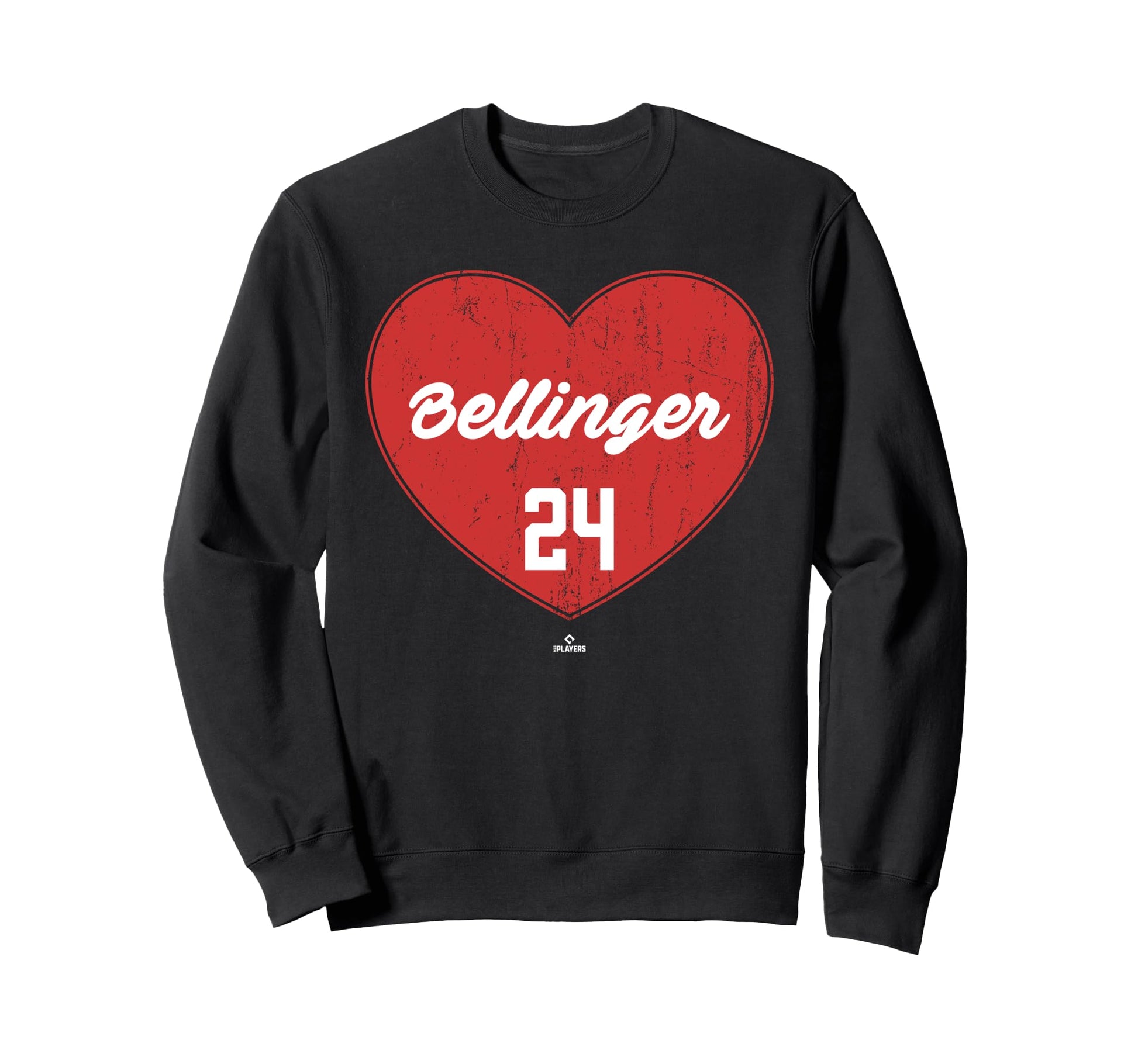 Distressed Heart Cody Bellinger Sweatshirt - Custom Art Print for Adults - T-Shirt, Sweatshirt, Hoodie