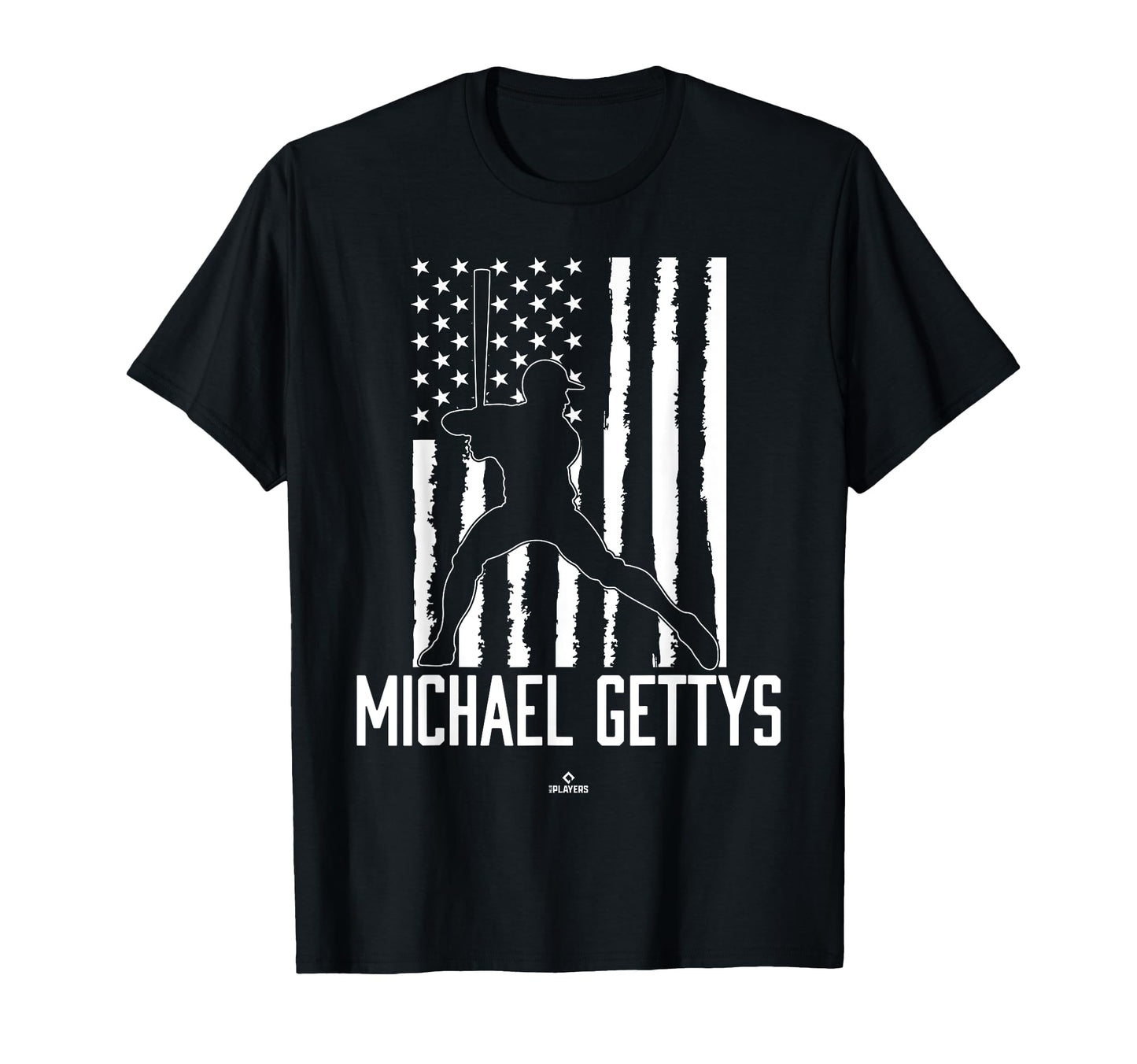 Distressed Flag Swing Michael Gettys T-Shirt - Novelty Apparel for Adults - T-Shirt, Sweatshirt, Hoodie