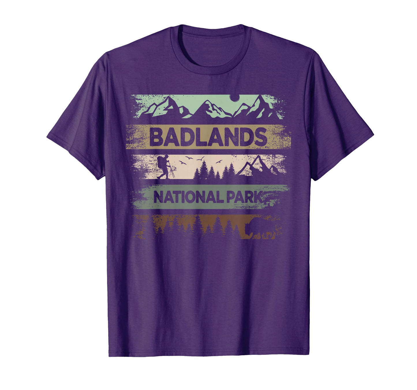 Badlands National Park Us T-Shirt - Casual Everyday Wear for Adults - T-Shirt, Sweatshirt, Hoodie