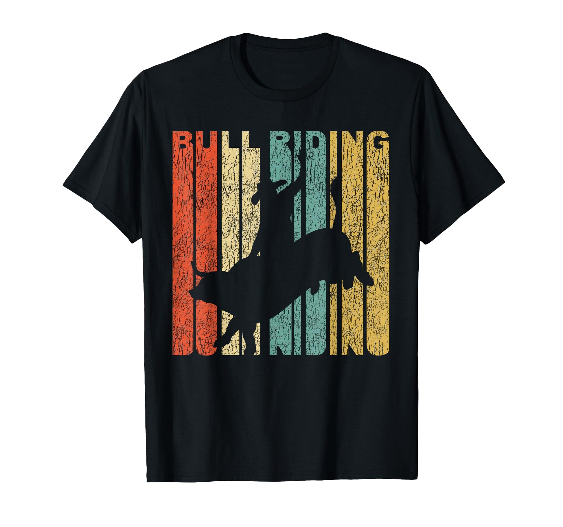 Bull Riding Distressed Bull Rider T-Shirt - Novelty Apparel Men Women - T-Shirt, Sweatshirt, Hoodie