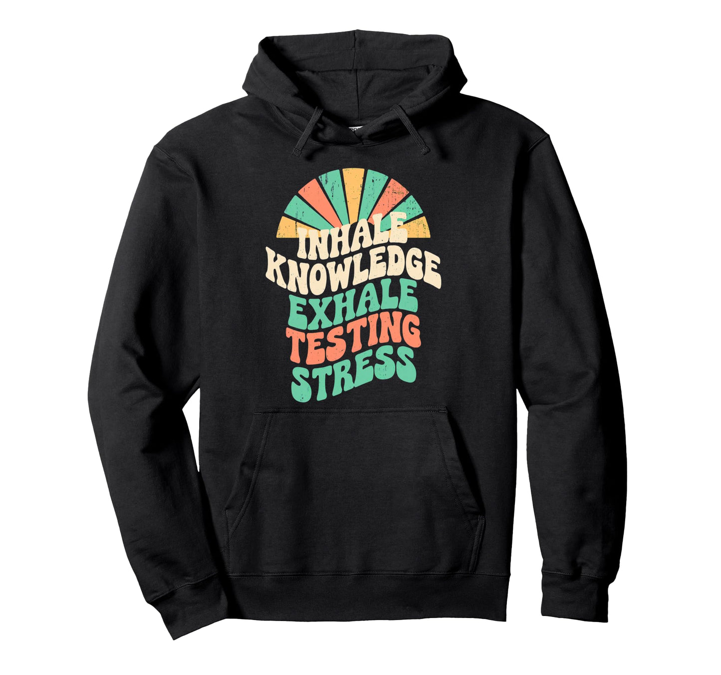 Groovy Testing Motivation School Hoodie - Custom Art Print Men Women - T-Shirt, Sweatshirt, Hoodie